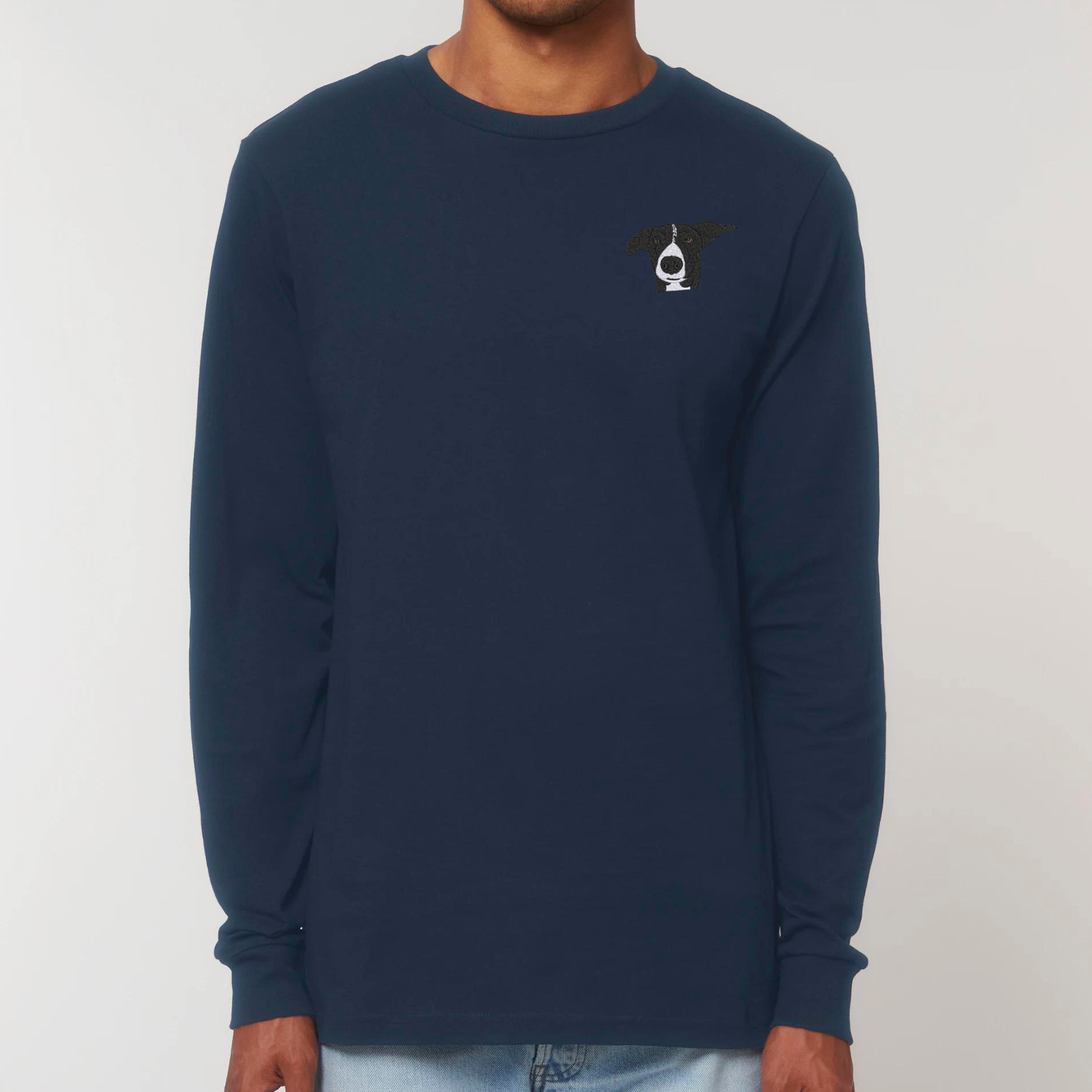 Organic Unisex Longsleeve - Stickerei -