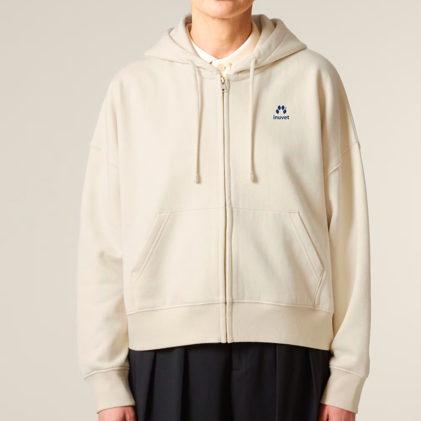Organic Damen Zip Hoodie - Busy Healing -
