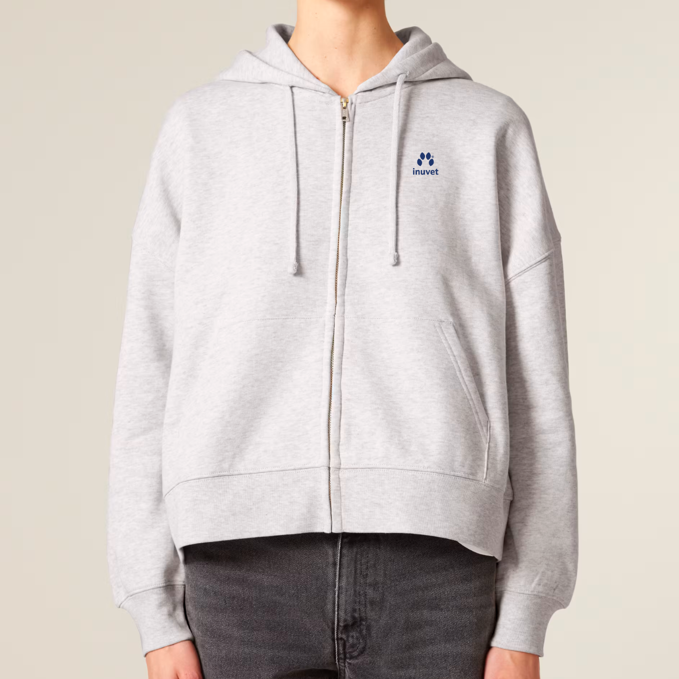 Organic Damen Zip Hoodie - Busy Healing -