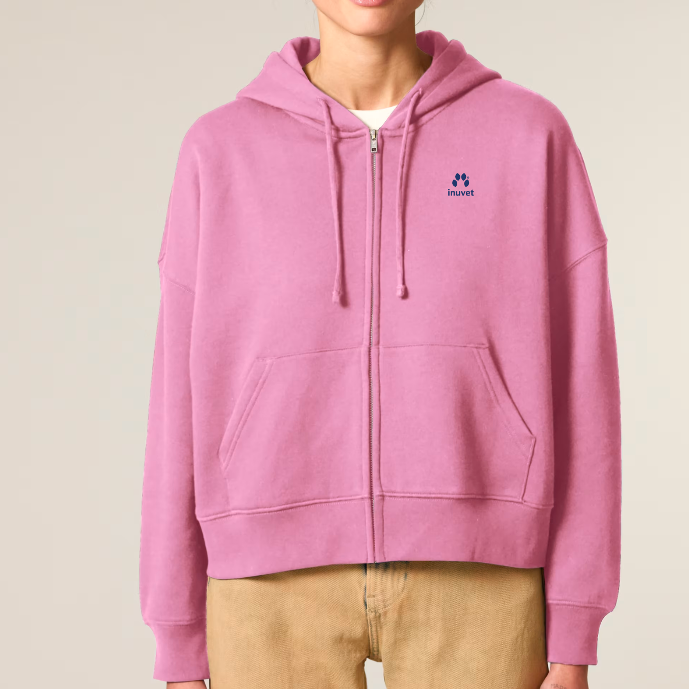 Organic Damen Zip Hoodie - Busy Healing -