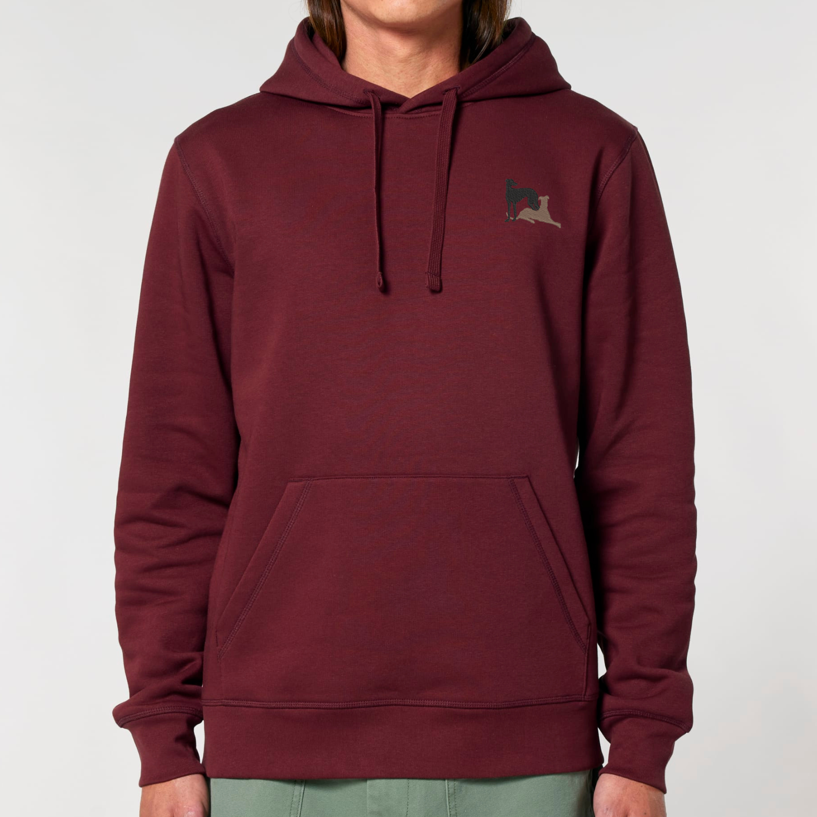 Organic Unisex Hoodie - Stickerei