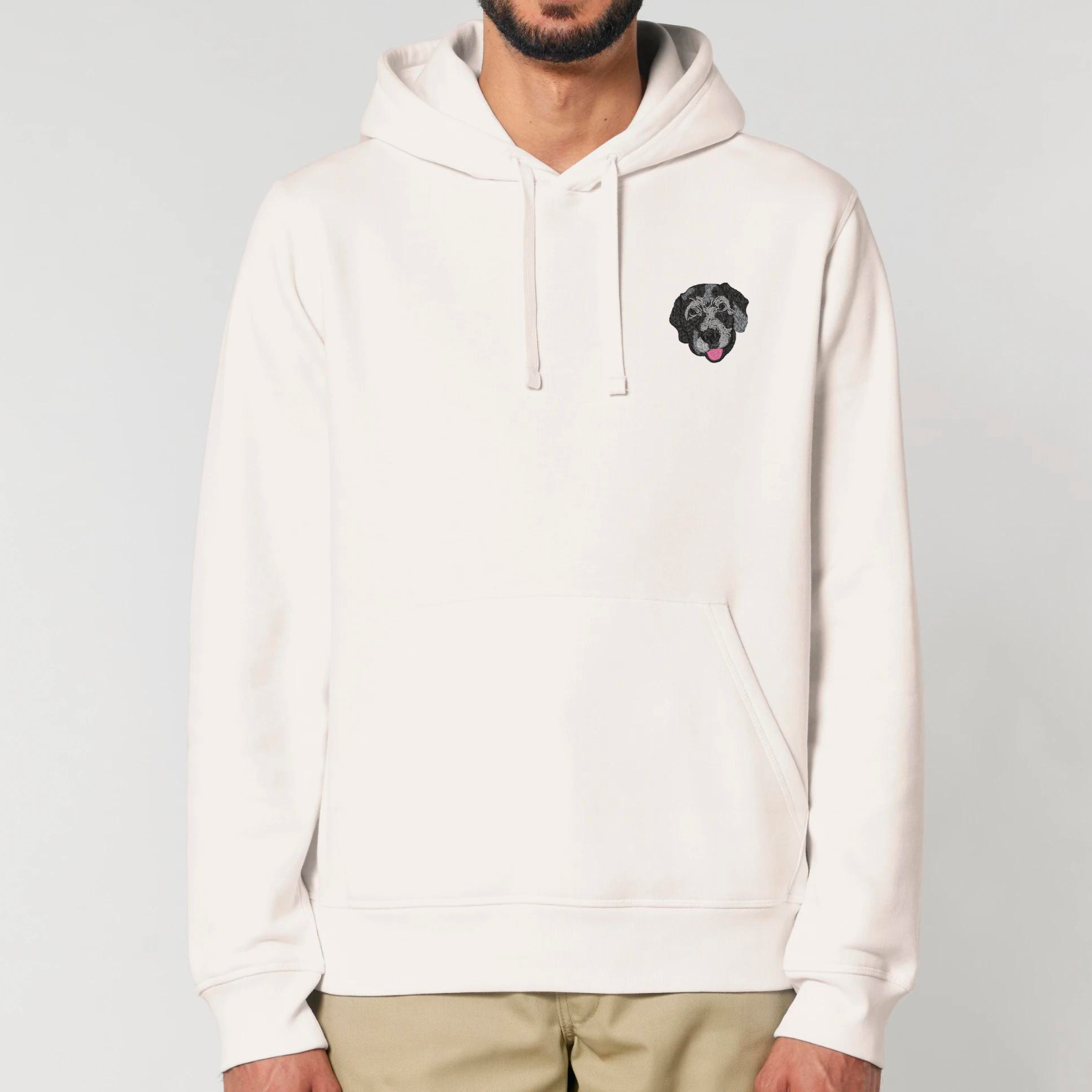Organic Unisex Hoodie - Stickerei -