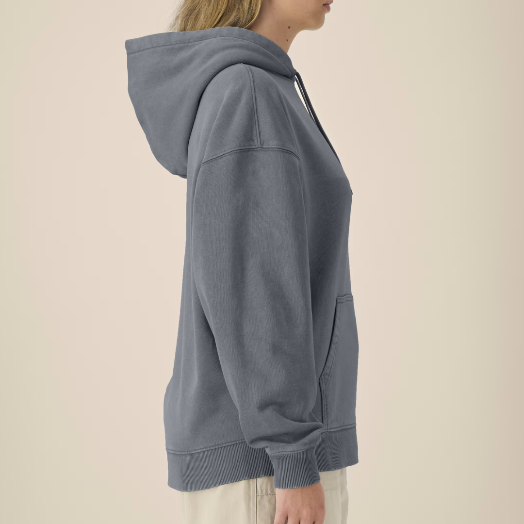 Organic Unisex Oversized Dyed Hoodie - Inuvet -