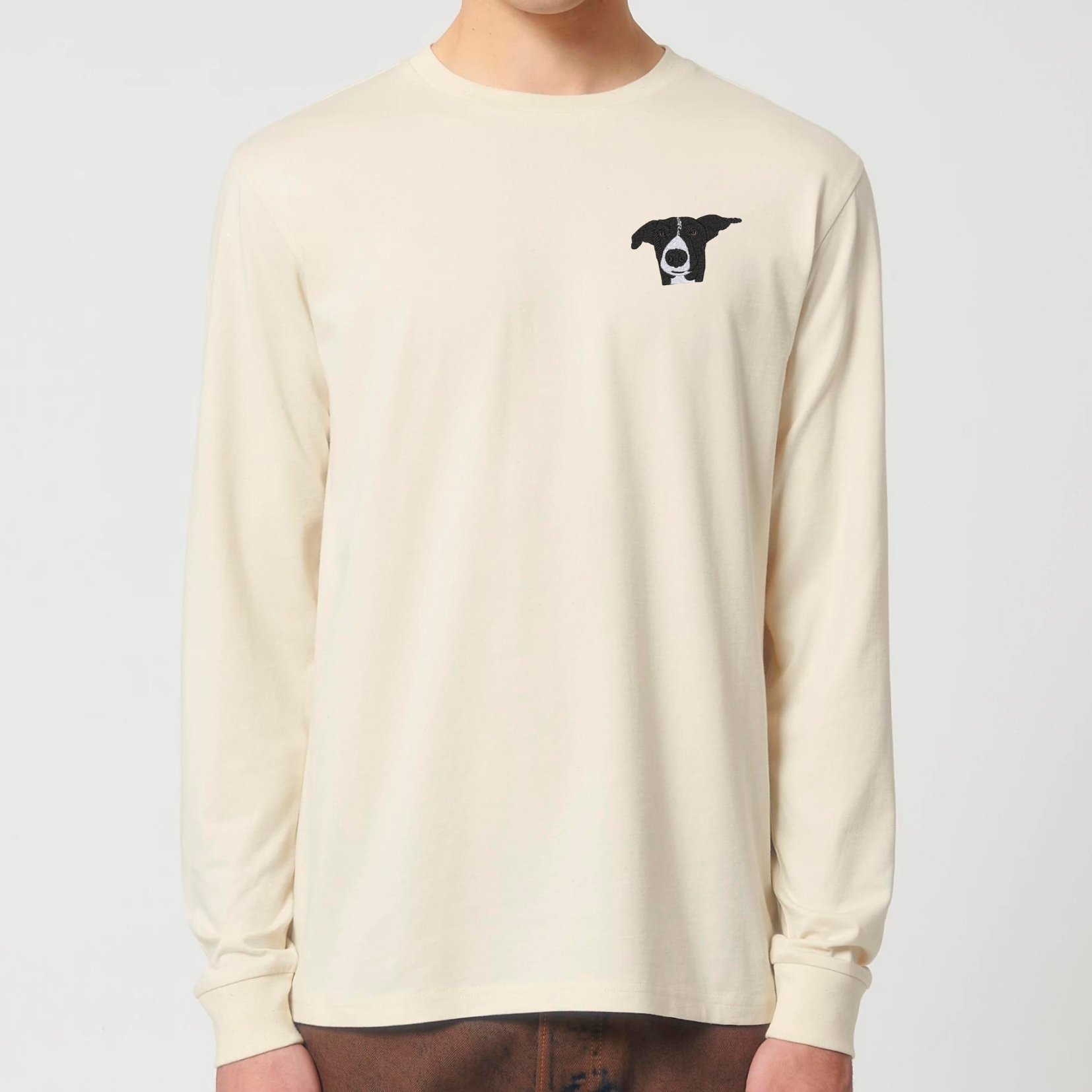 Organic Unisex Longsleeve - Stickerei -