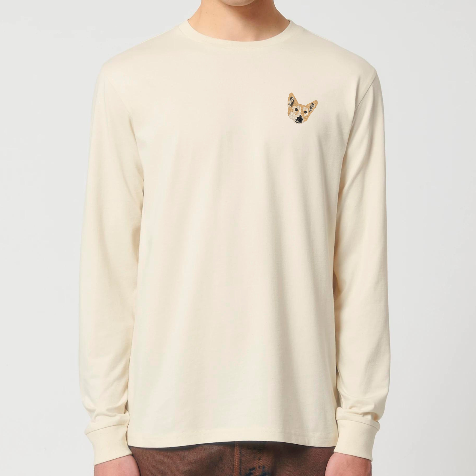 Organic Unisex Longsleeve - Stickerei -