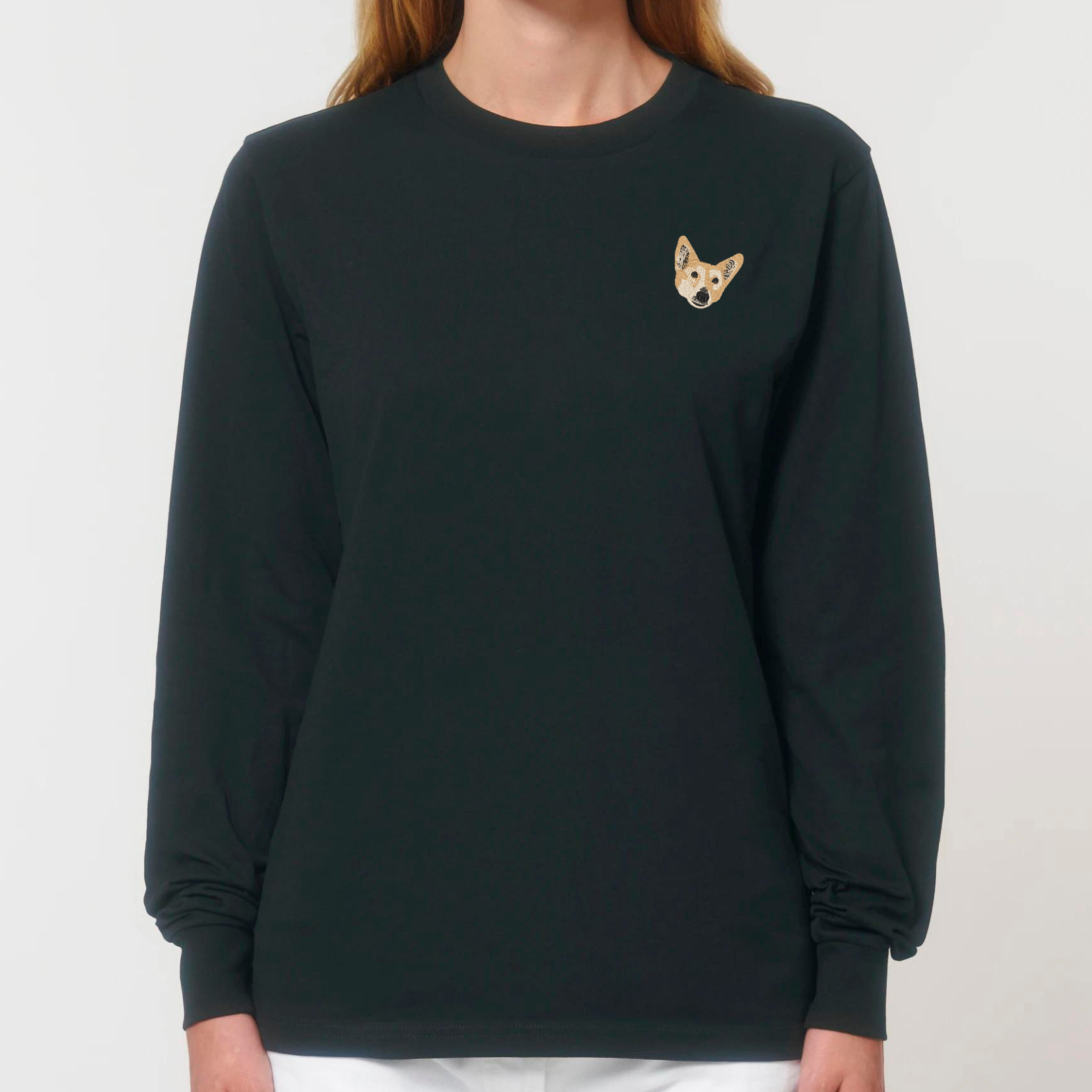 Organic Unisex Longsleeve - Stickerei -