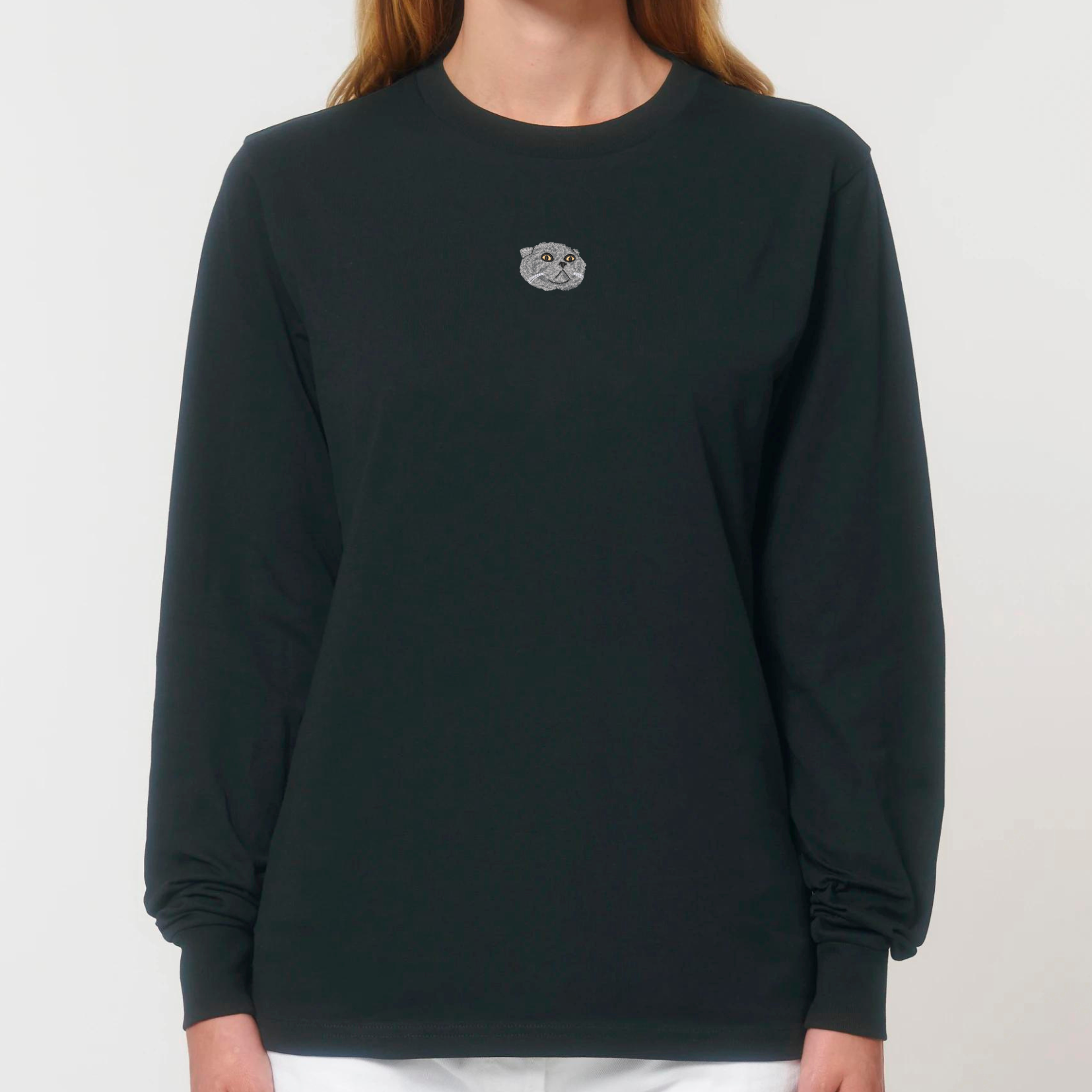 Organic Unisex Longsleeve - Stickerei -