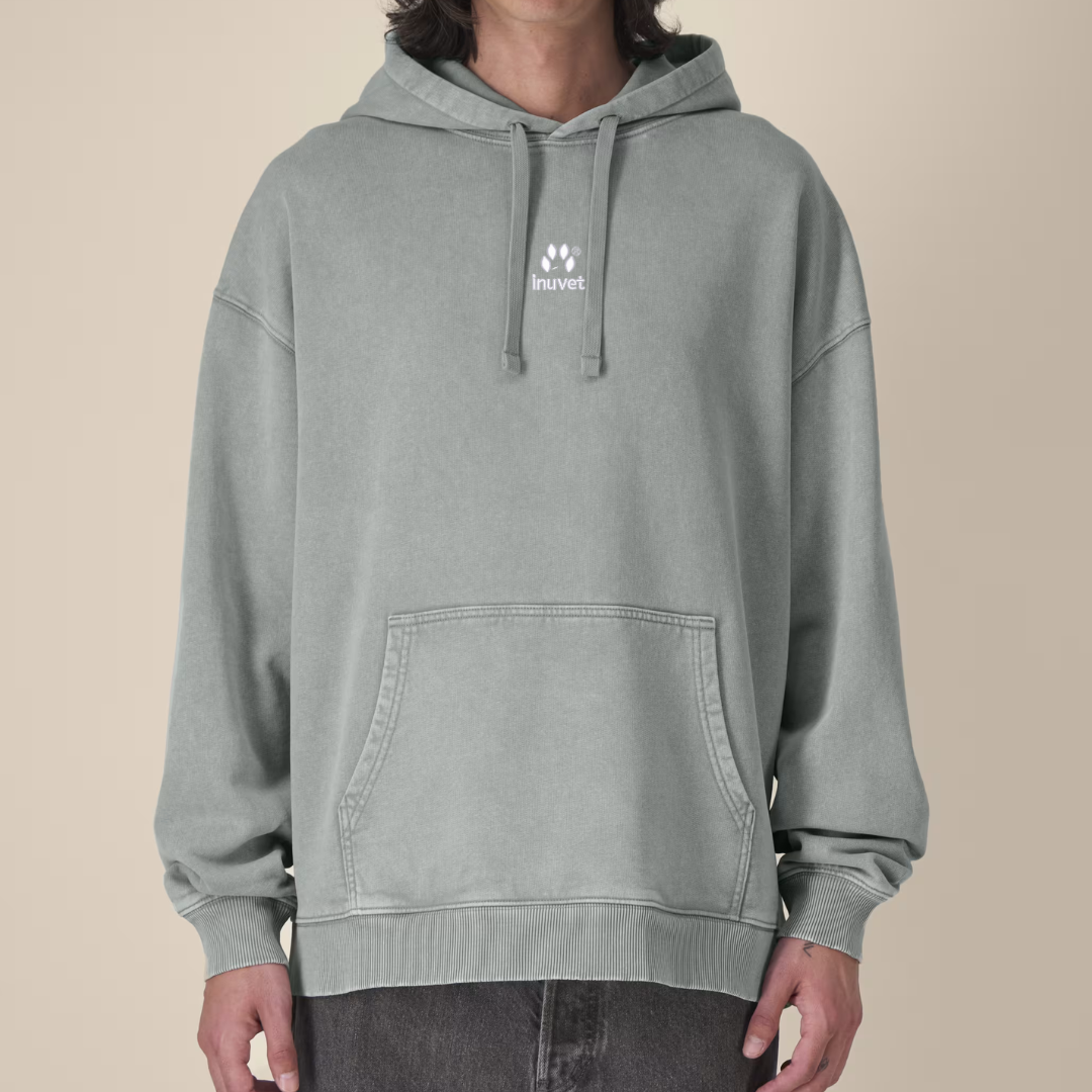 Organic Unisex Oversized Dyed Hoodie - Inuvet -