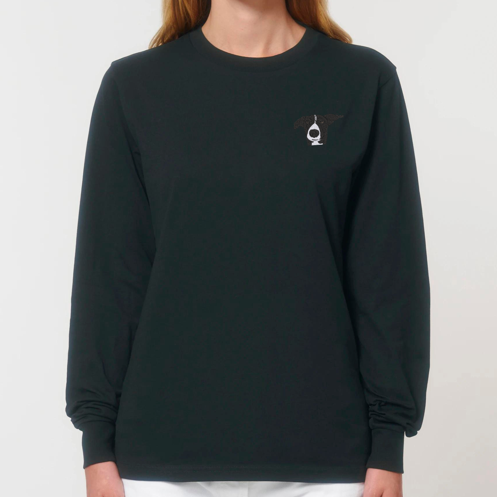Organic Unisex Longsleeve - Stickerei -