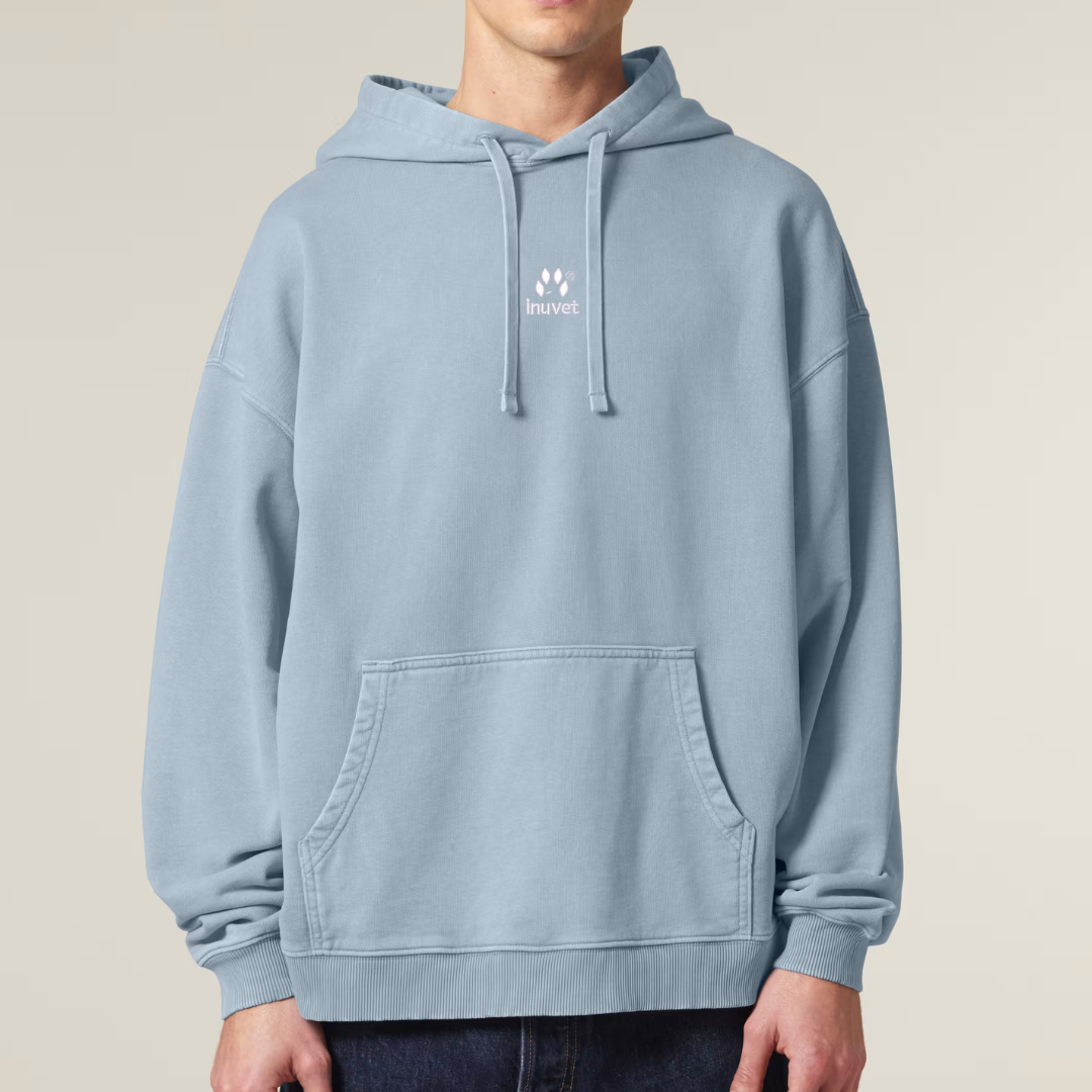 Organic Unisex Oversized Dyed Hoodie - Inuvet -