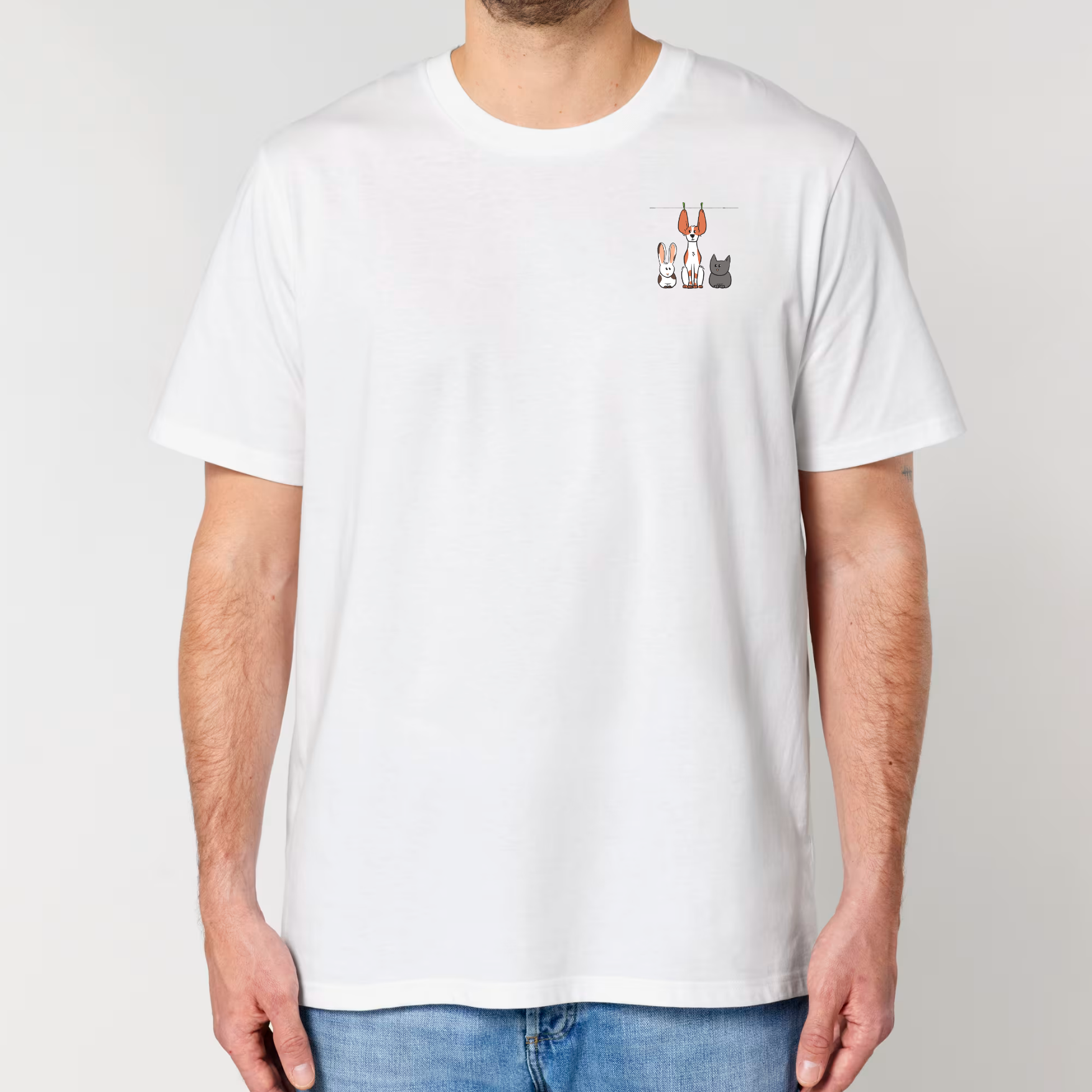 Organic Unisex Shirt - Ohren klein -