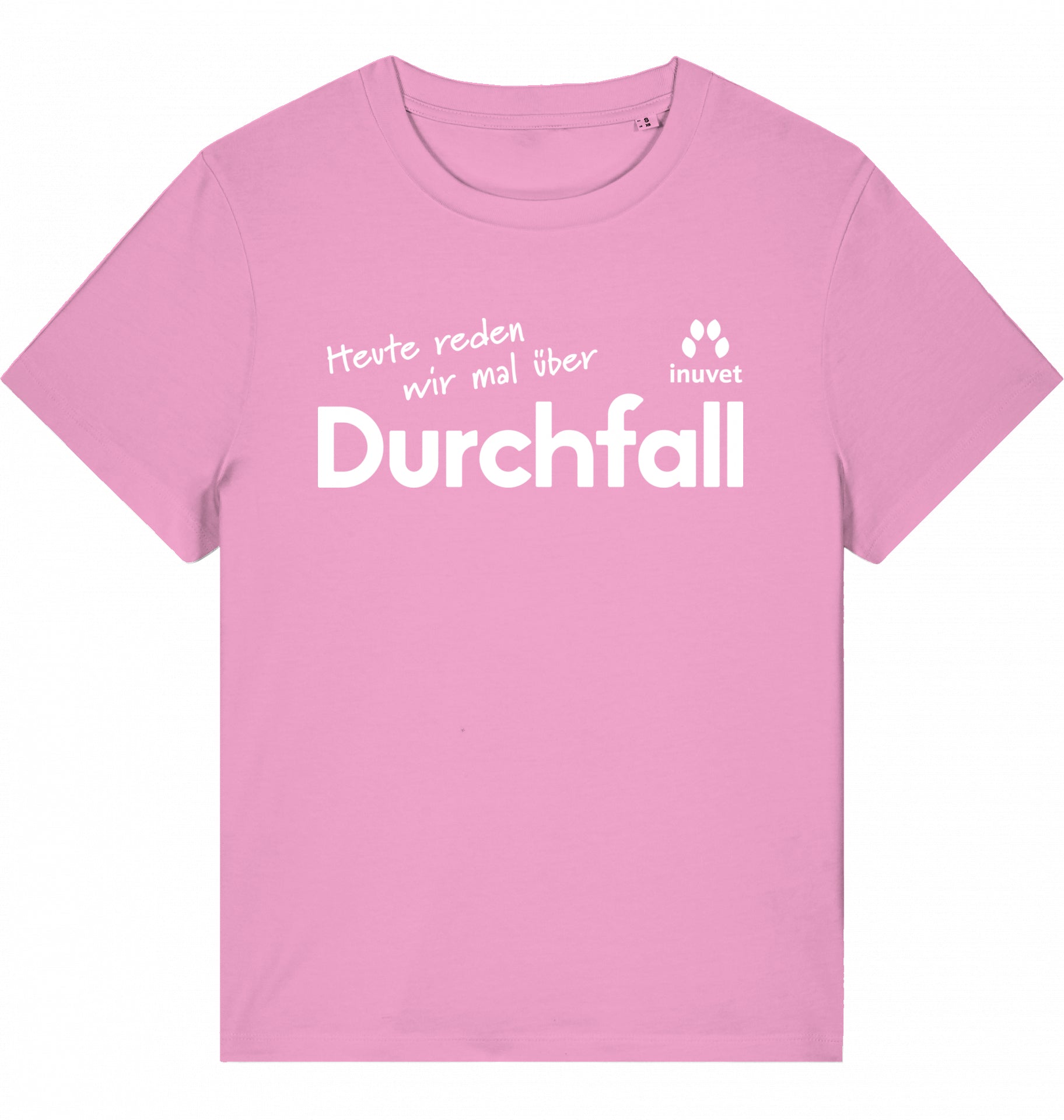 Organic Damen Shirt - Durchfall vorne -