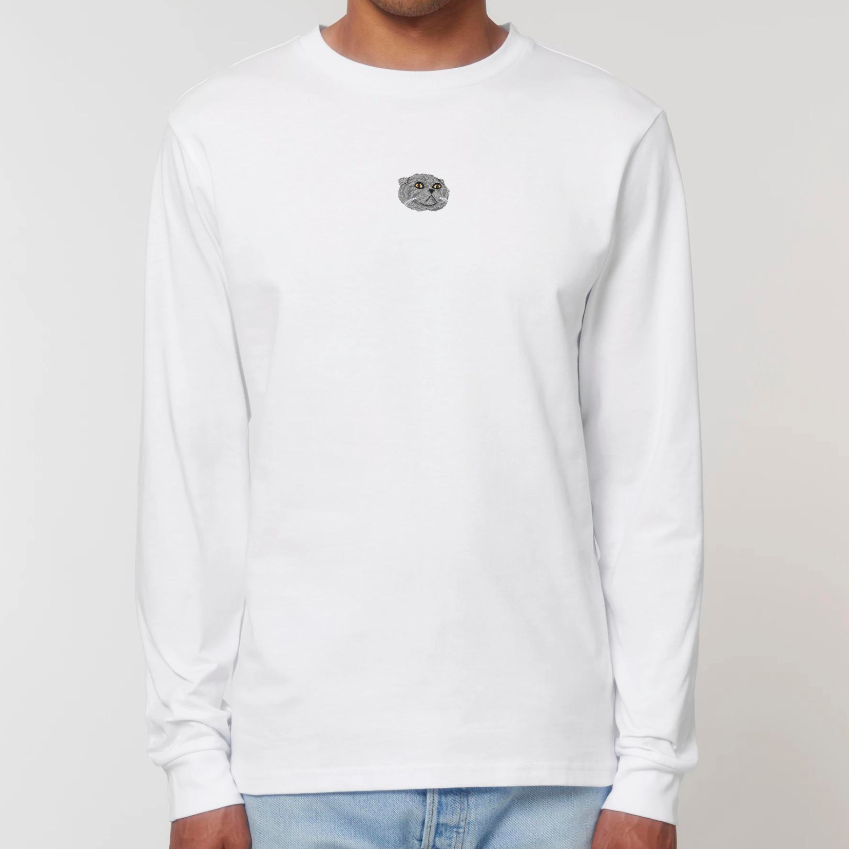 Organic Unisex Longsleeve - Stickerei -