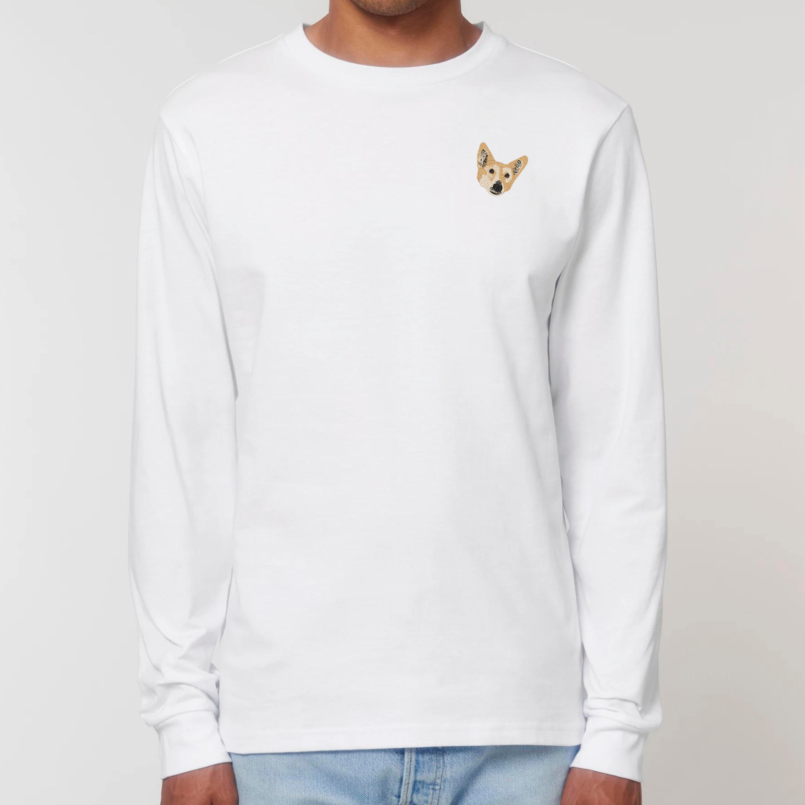 Organic Unisex Longsleeve - Stickerei -