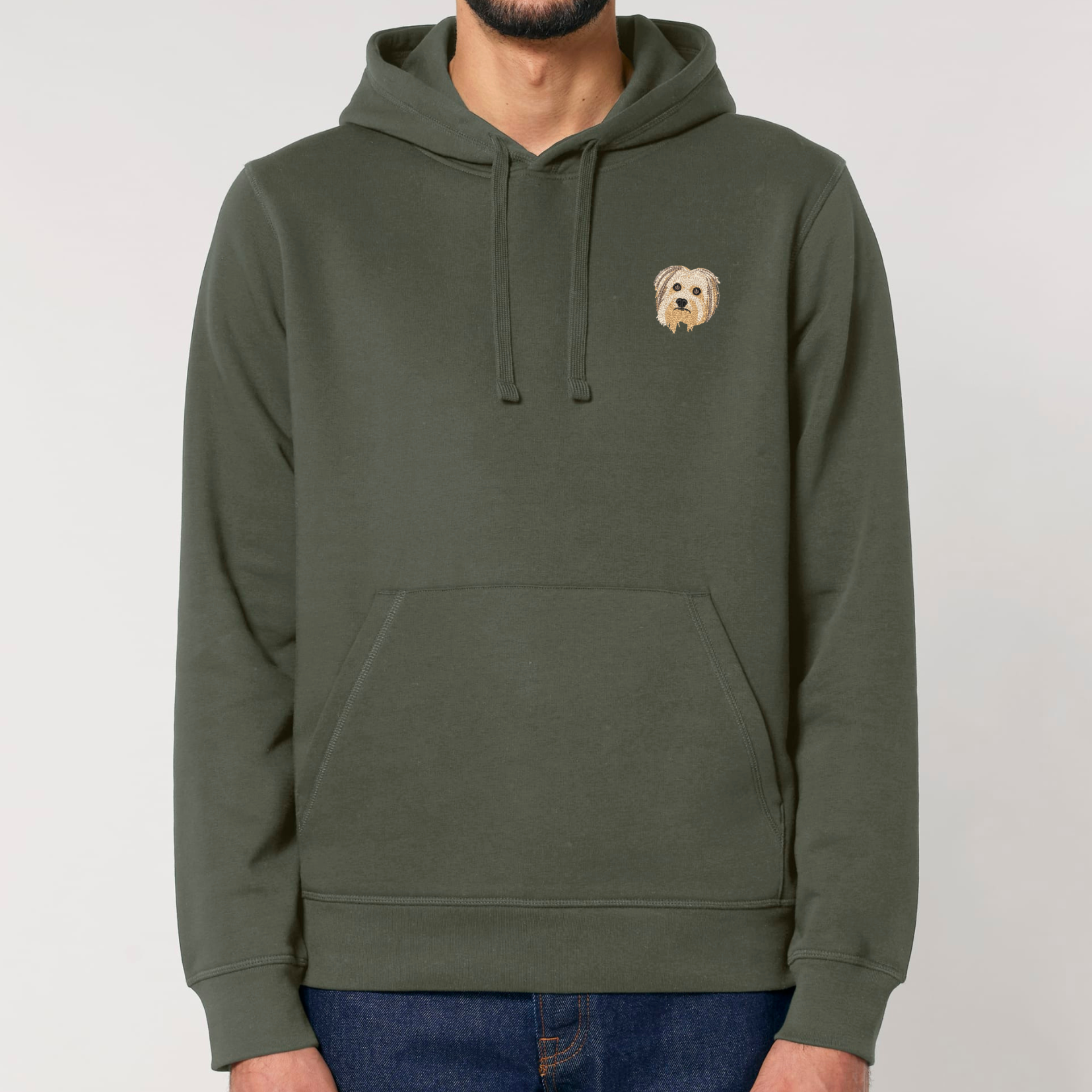 Organic Unisex Hoodie - Stickerei -