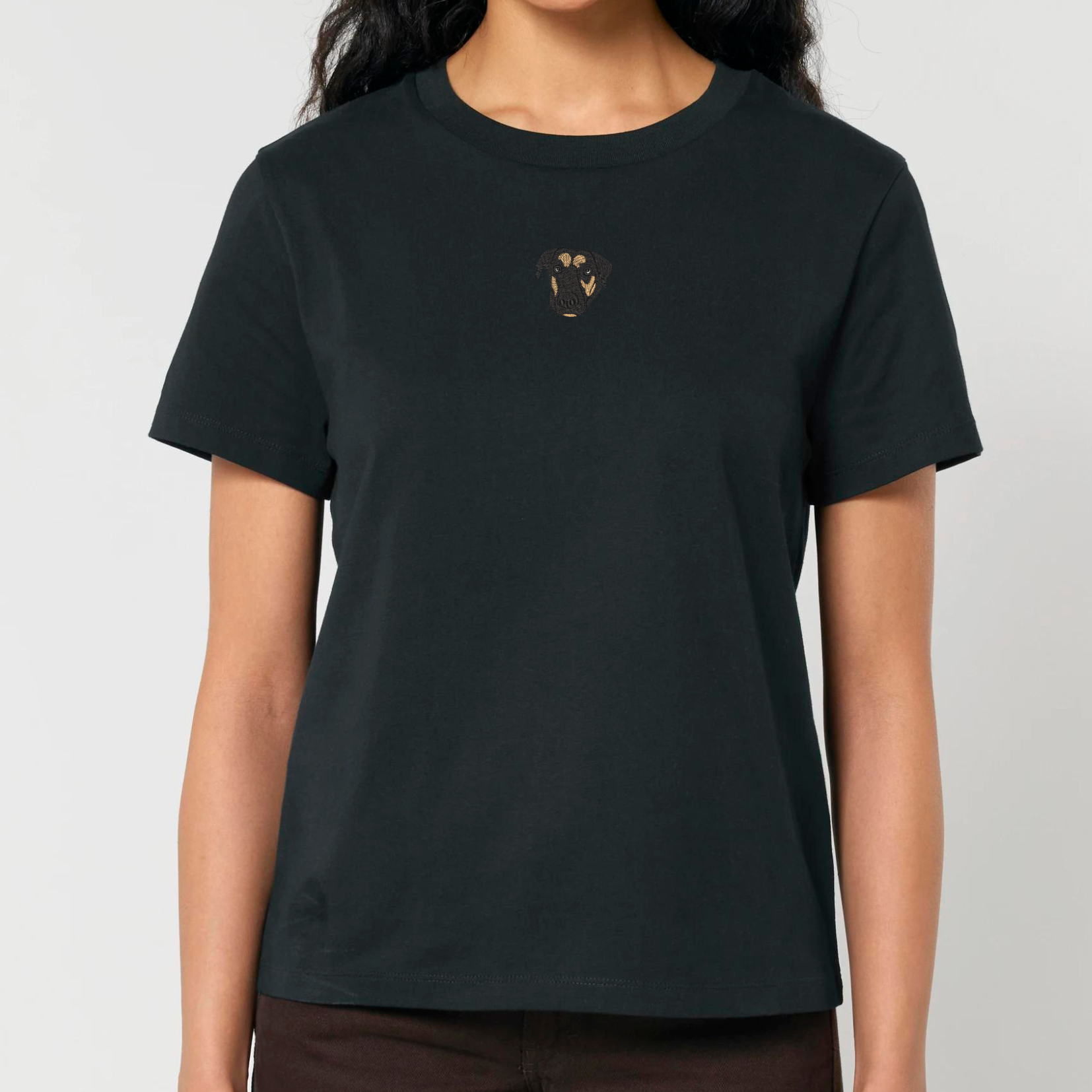 Organic Damen Shirt - Stickerei -