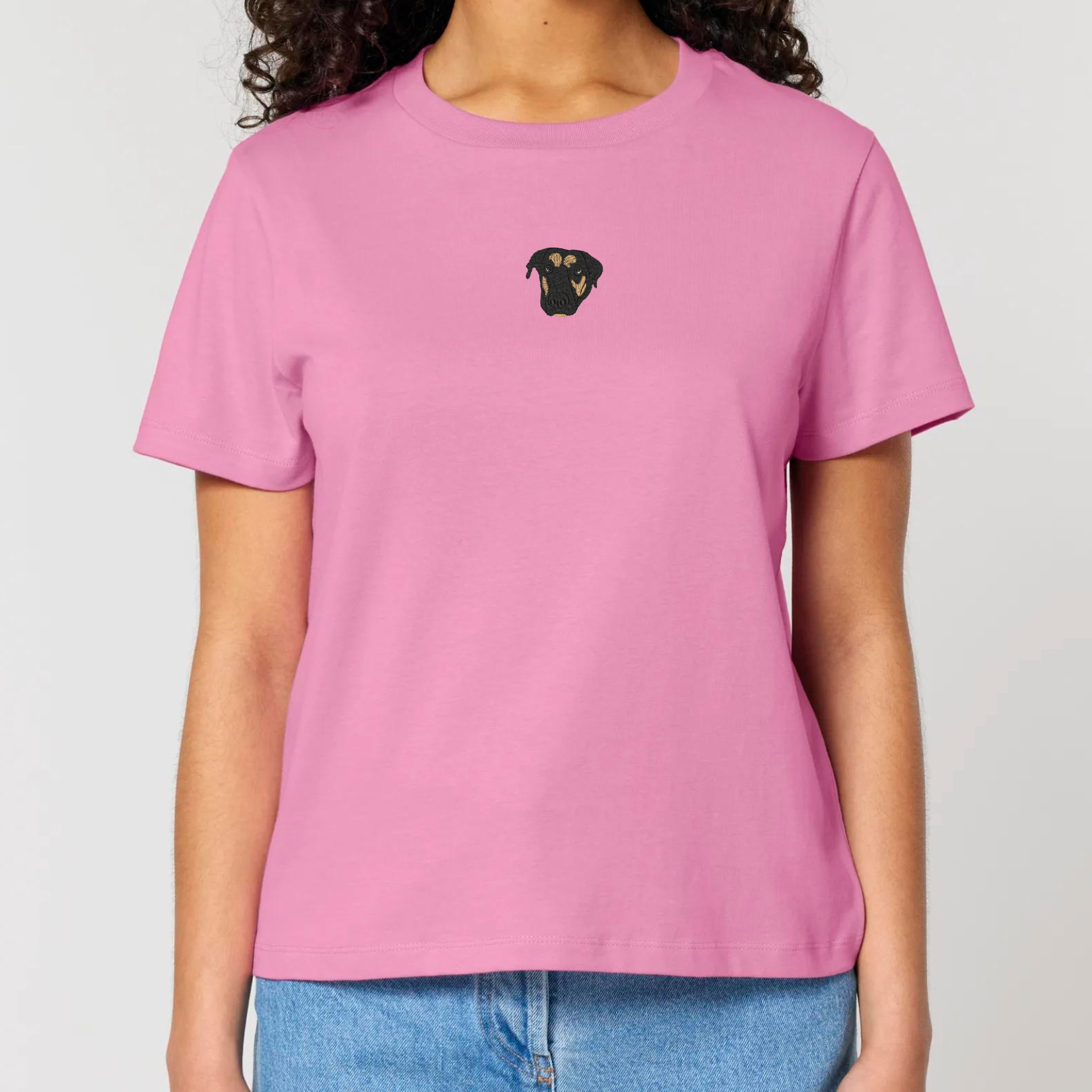 Organic Damen Shirt - Stickerei -