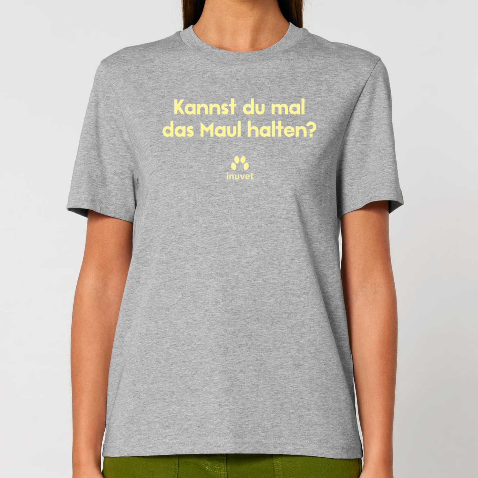 Organic Unisex Shirt - Kannst du mal das Maul halten? - Inuvet -