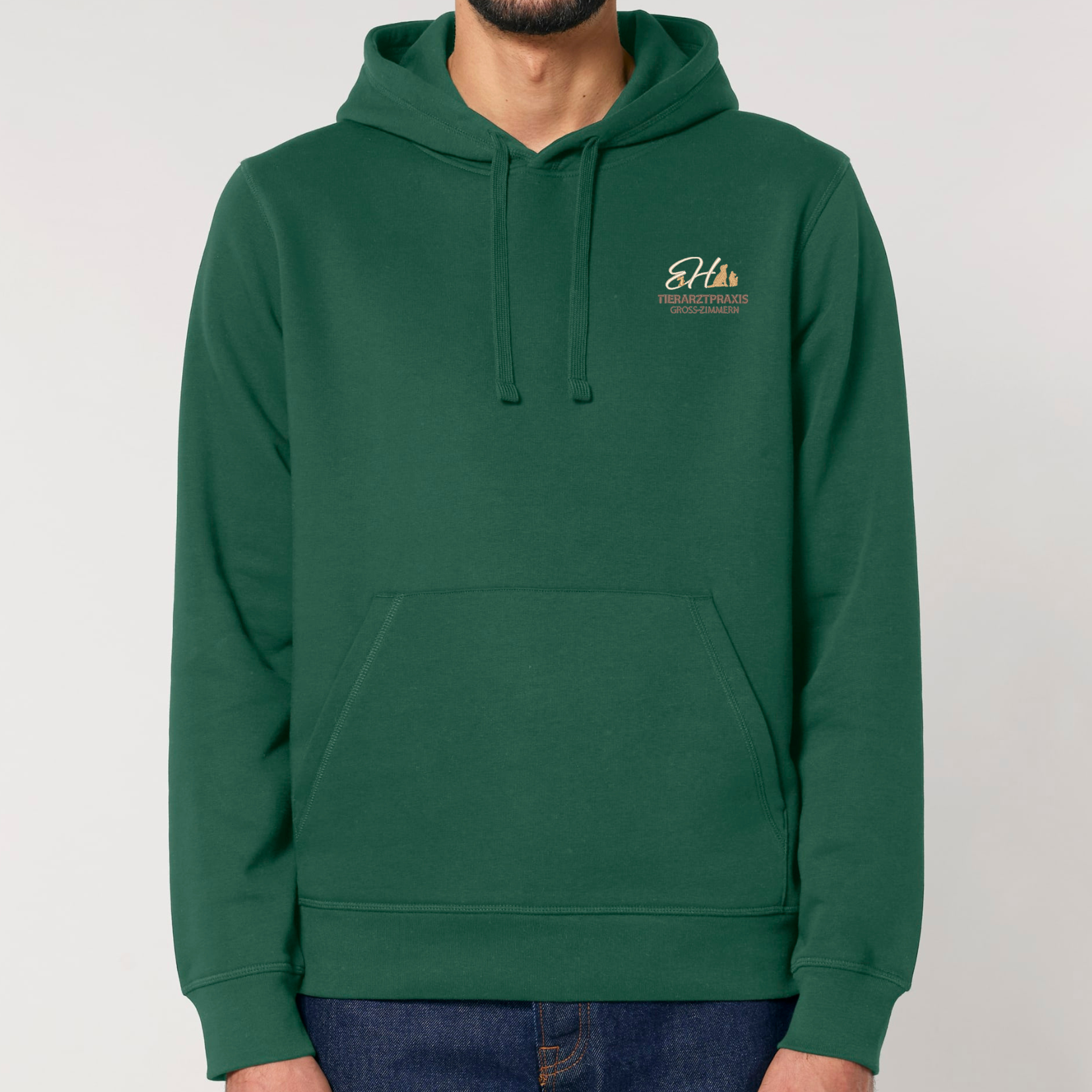 Organic Unisex Hoodie - Stickerei