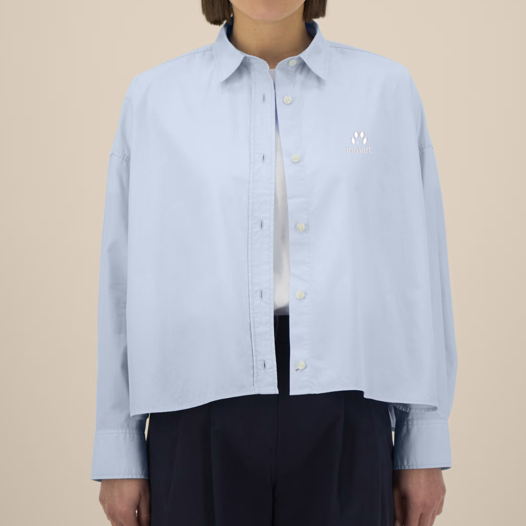 Organic Damen Cropped Boxy Hemd - Inuvet -