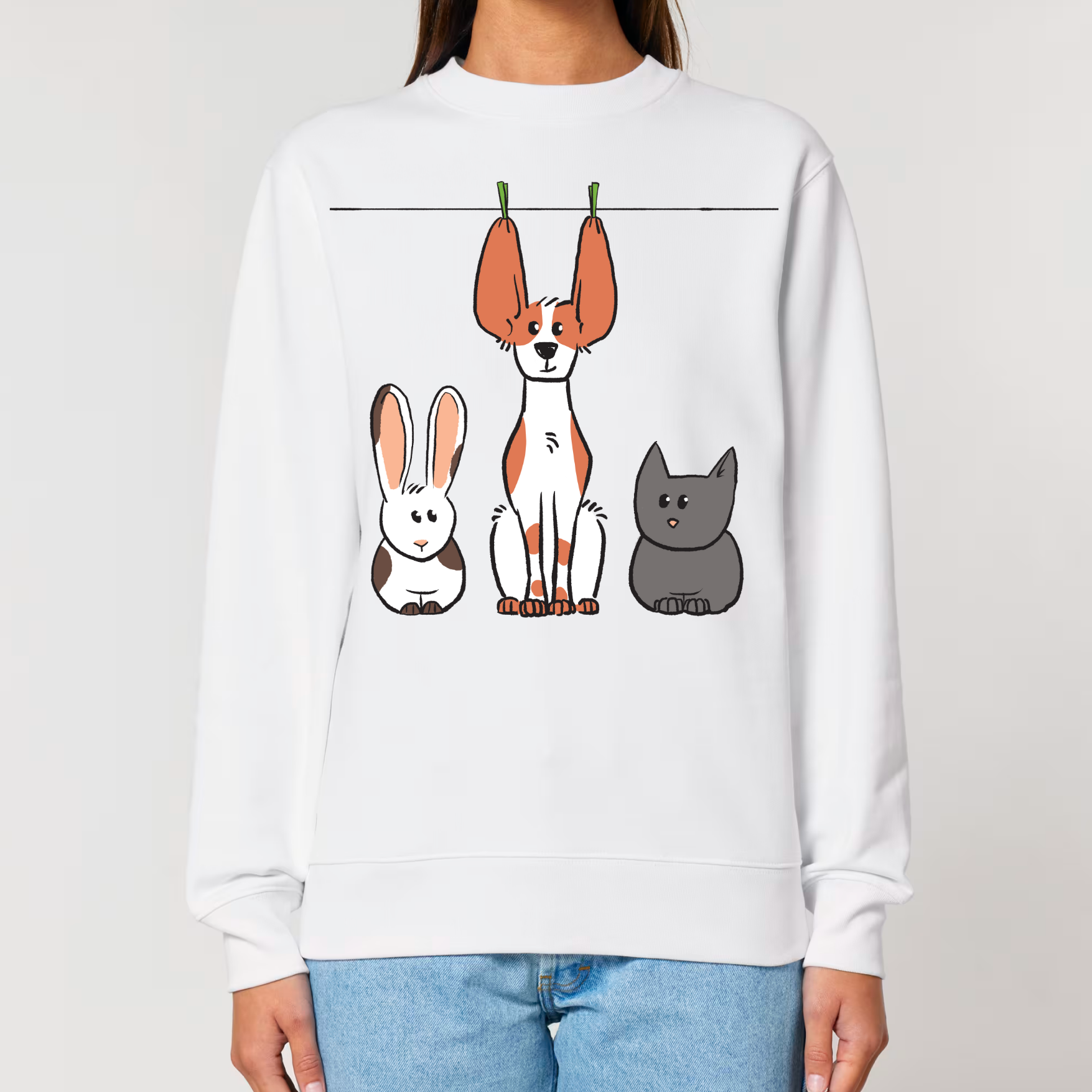 Organic Unisex Sweatshirt - Ohren -