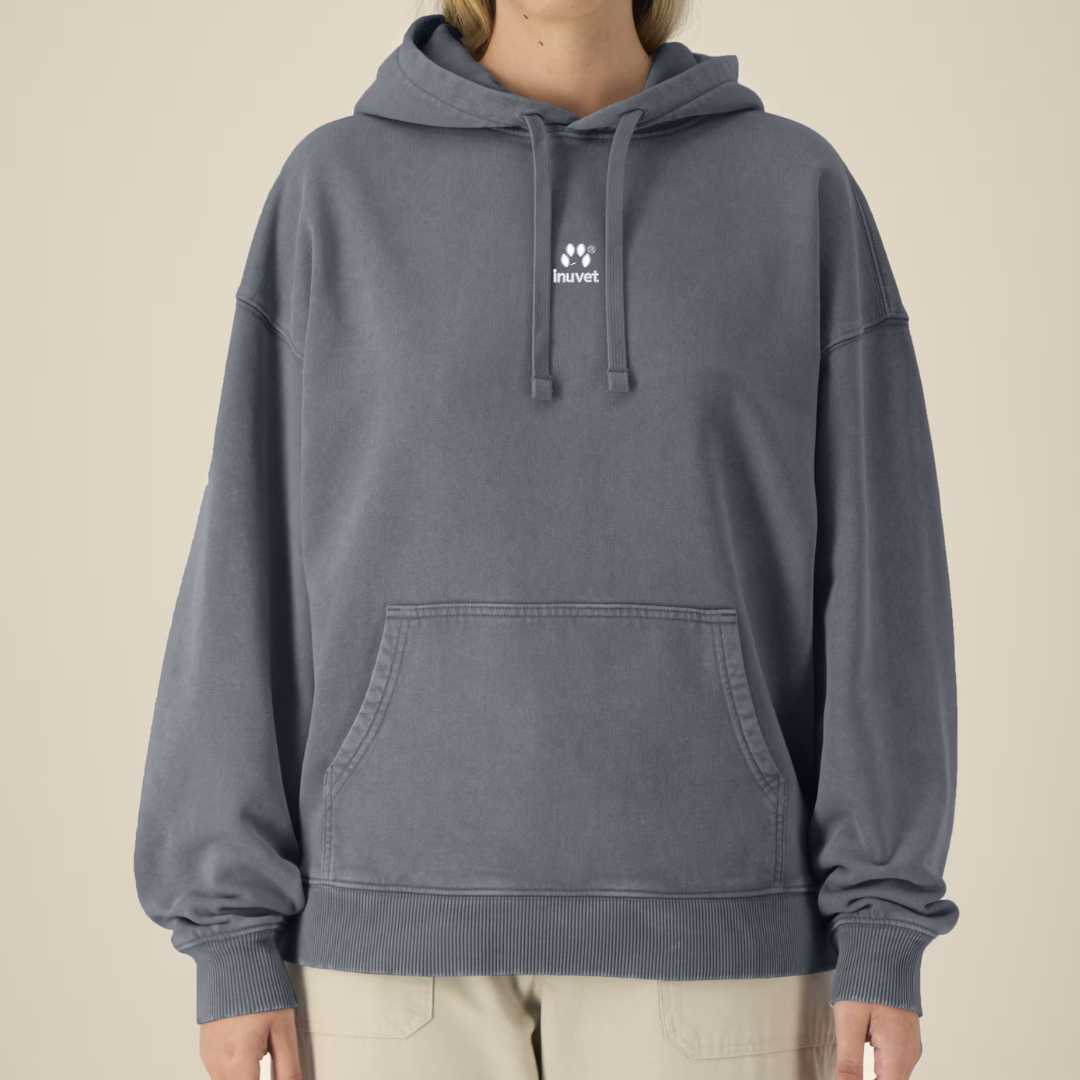 Organic Unisex Oversized Dyed Hoodie - Inuvet -