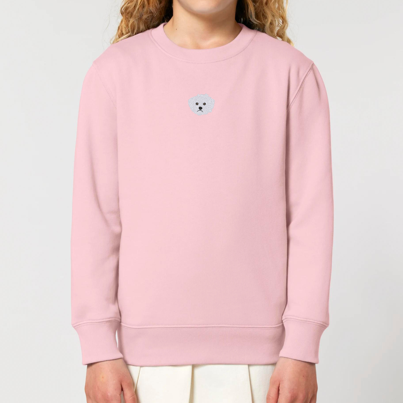 Organic Kids Sweatshirt - Stickerei -