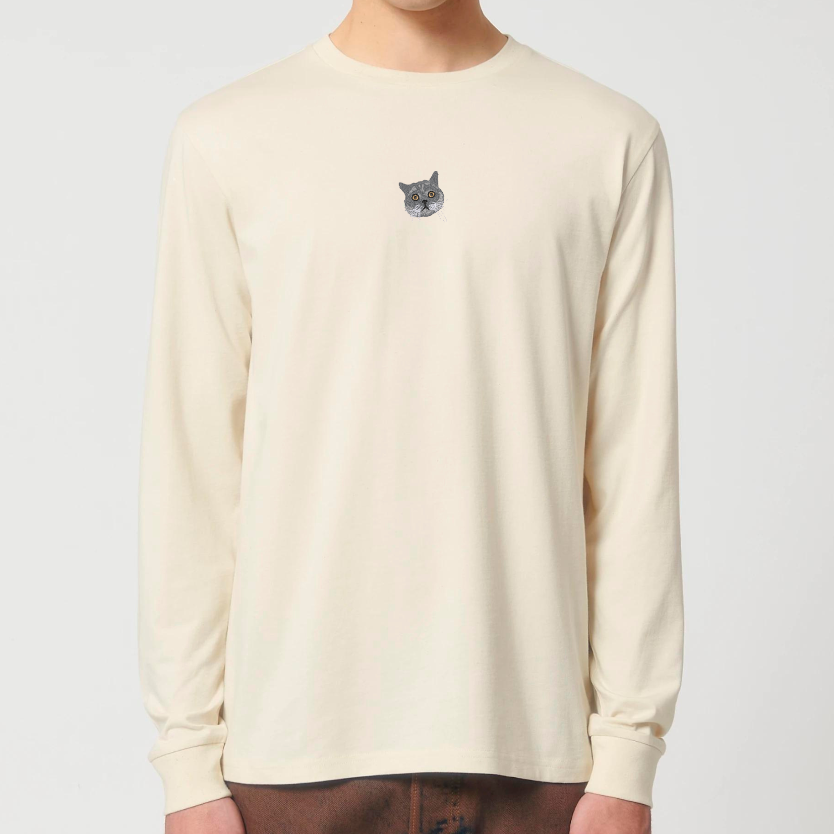 Organic Unisex Longsleeve - Stickerei -