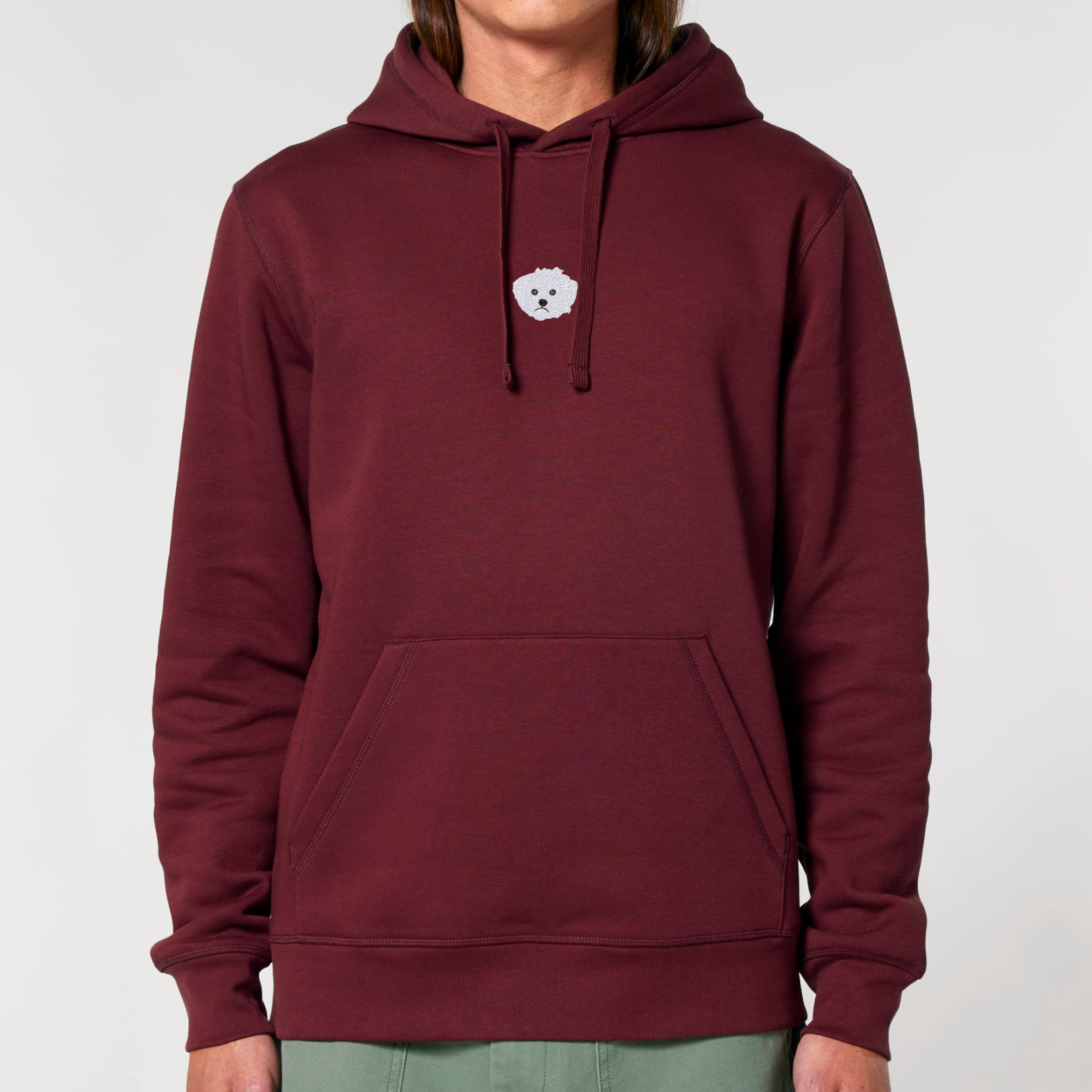 Organic Unisex Hoodie - Stickerei -