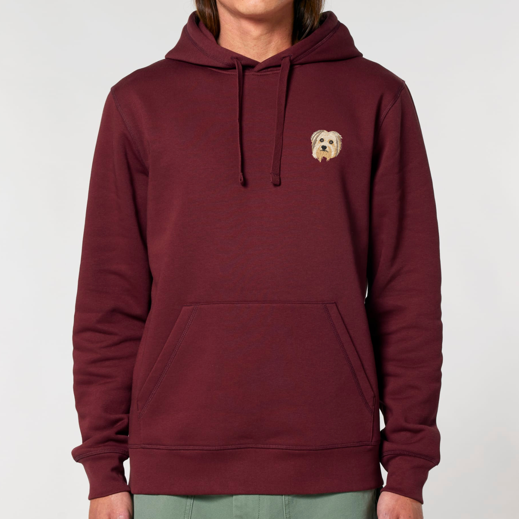 Organic Unisex Hoodie - Stickerei -