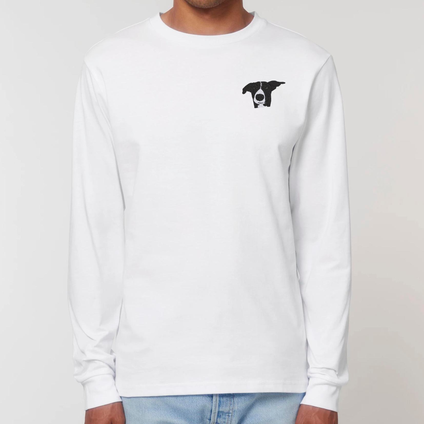 Organic Unisex Longsleeve - Stickerei -