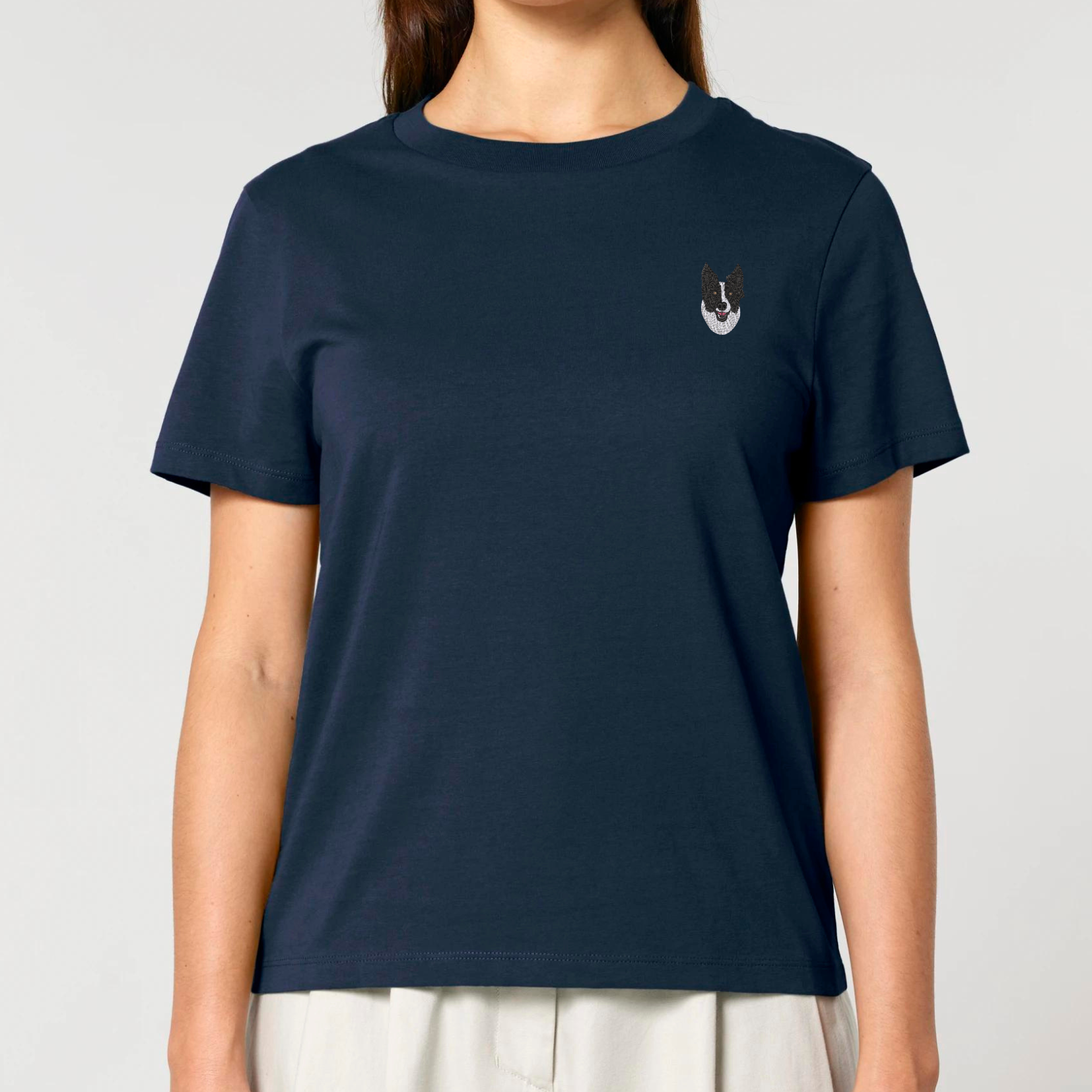 Organic Damen Shirt - Stickerei -