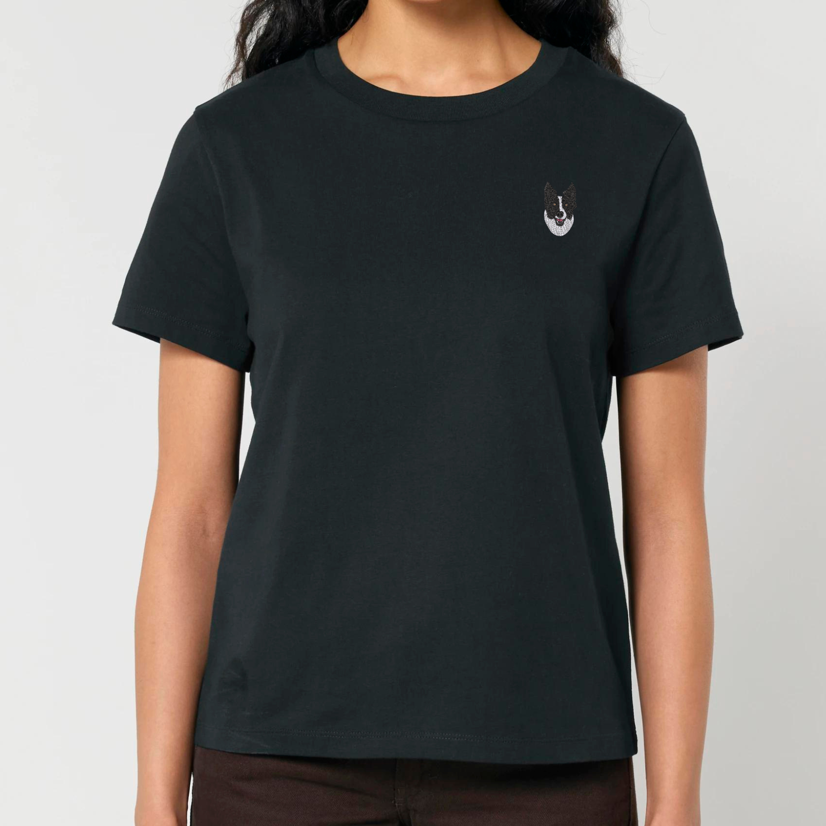 Organic Damen Shirt - Stickerei -