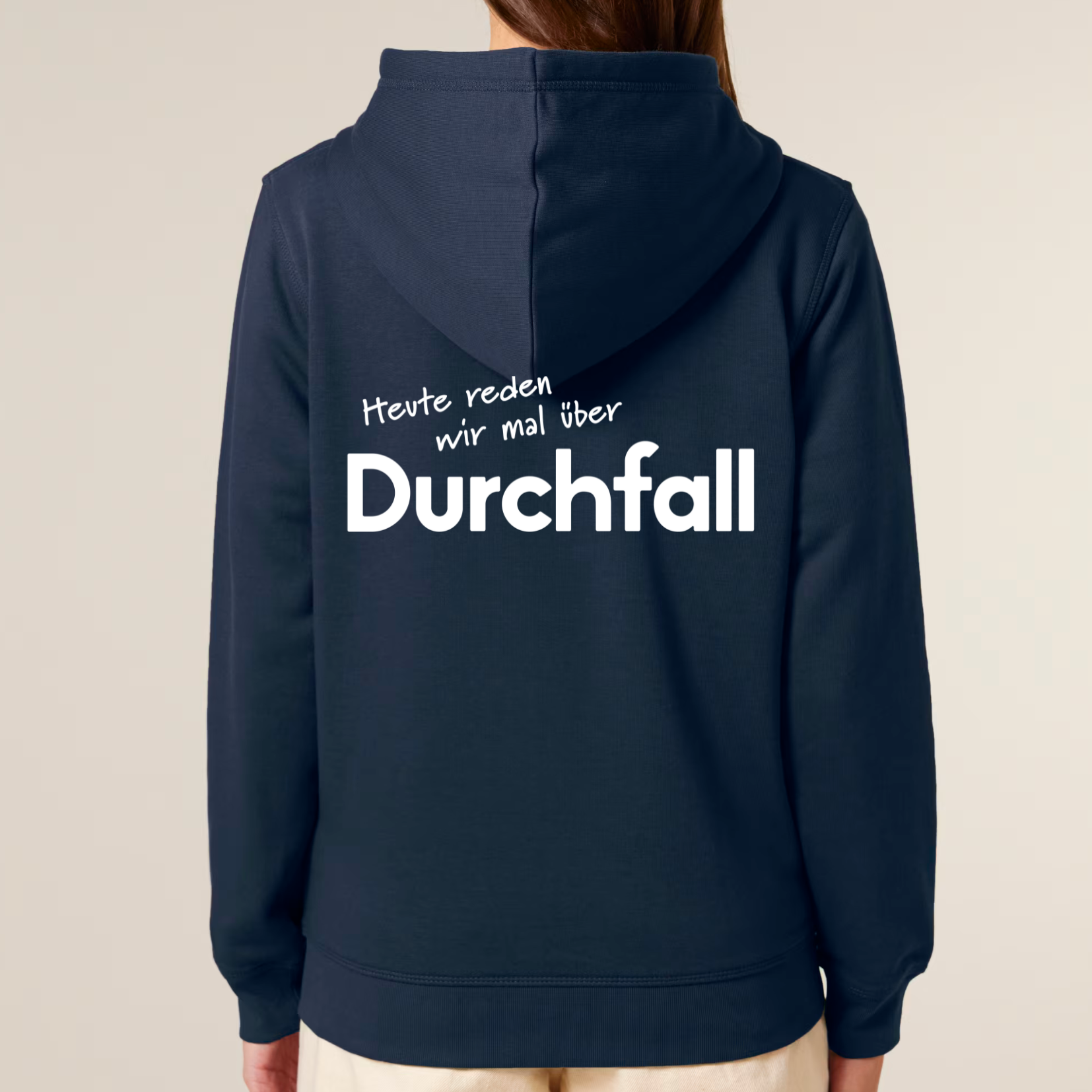 Organic Unisex Zip Hoodie - Durchfall -