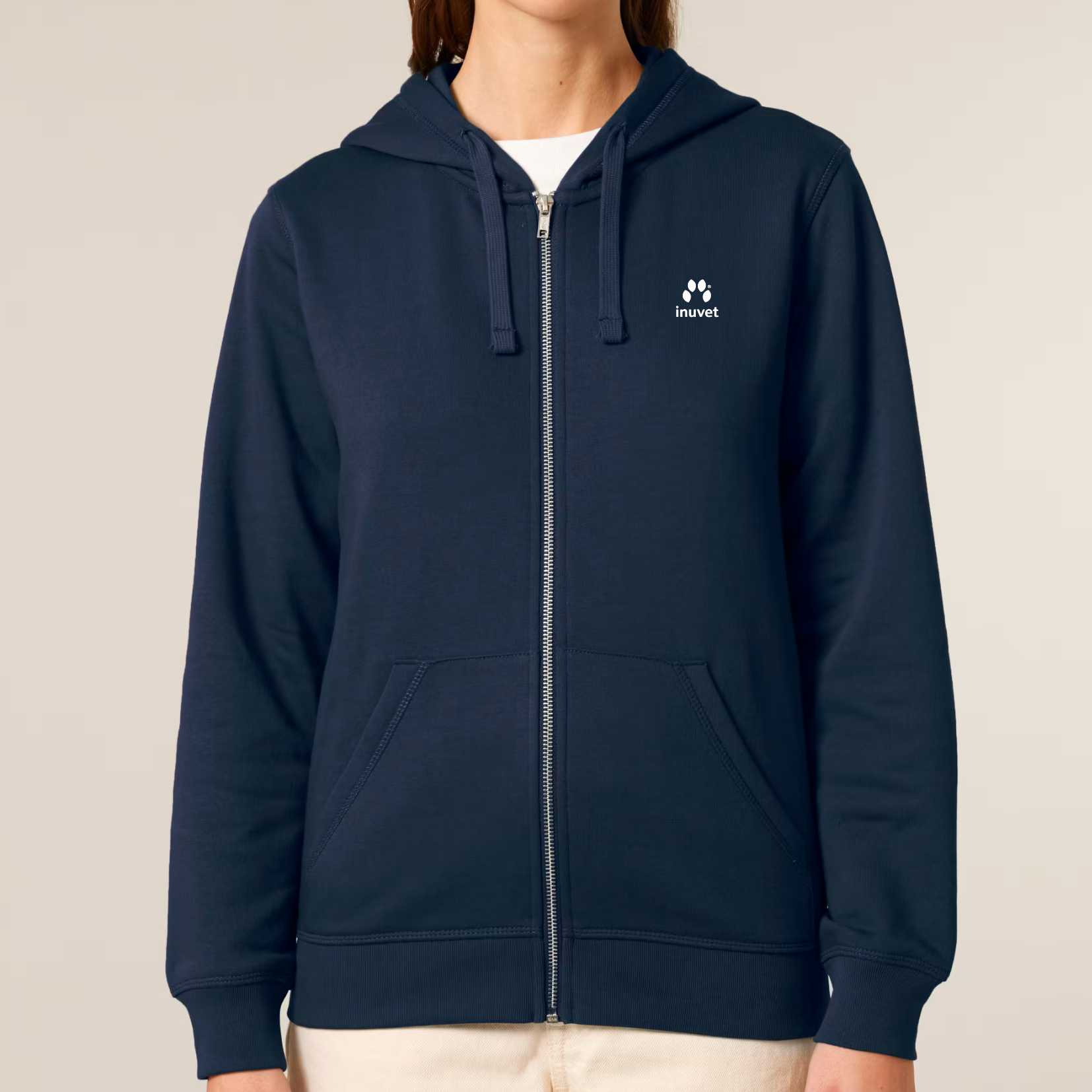Organic Unisex Zip Hoodie - Durchfall -