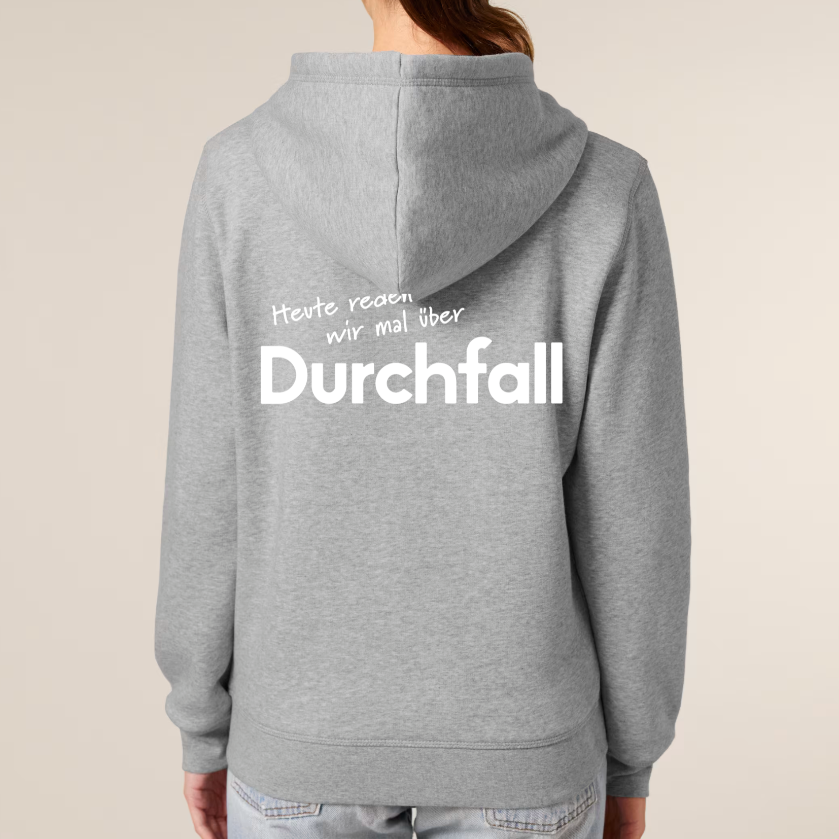 Organic Unisex Zip Hoodie - Durchfall -