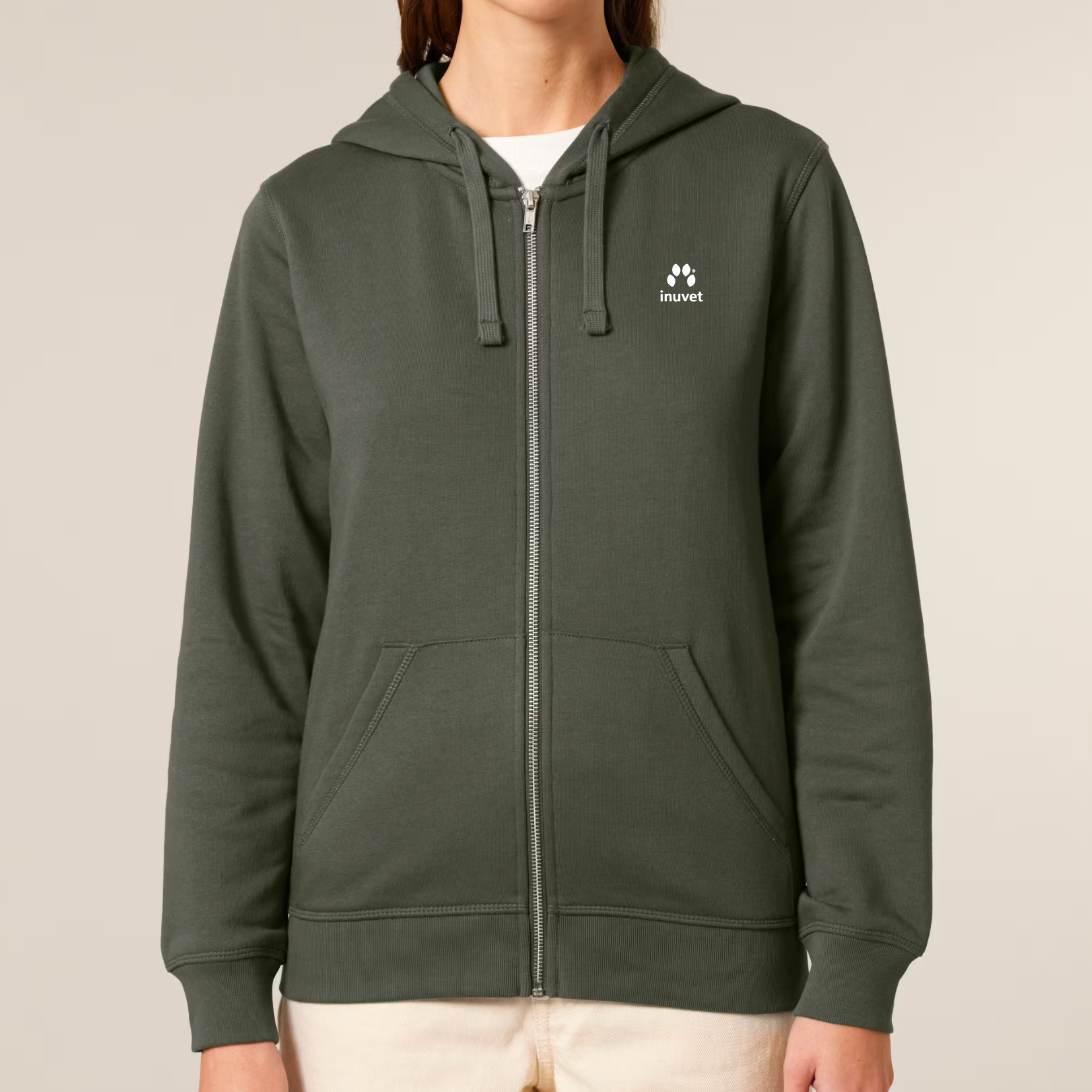 Organic Unisex Zip Hoodie - Durchfall -