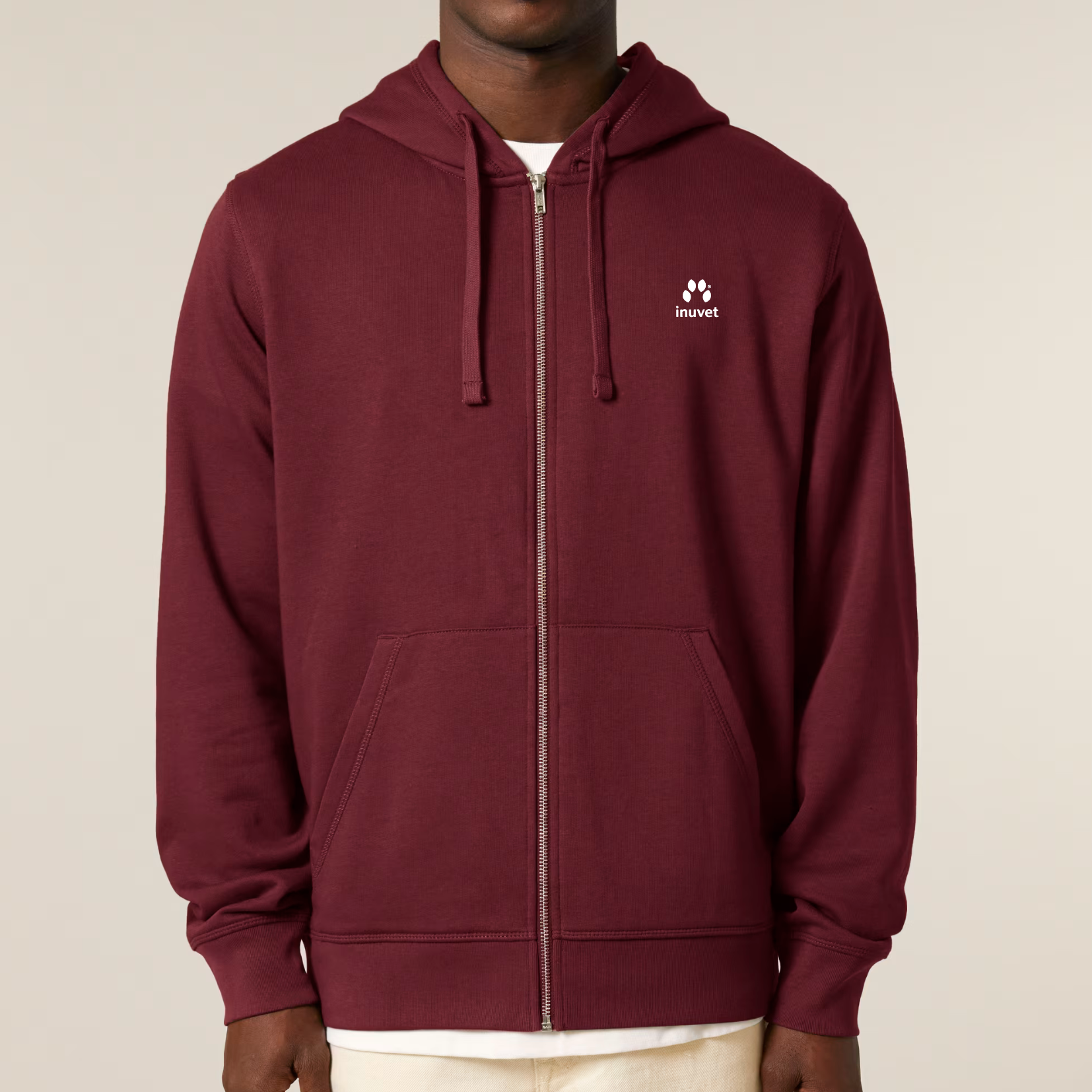 Organic Unisex Zip Hoodie - Durchfall -