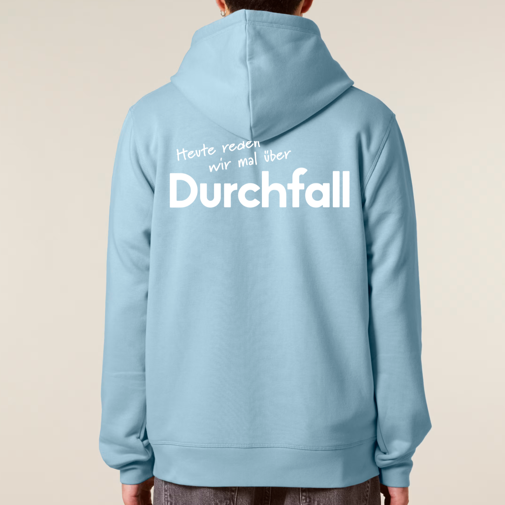 Organic Unisex Zip Hoodie - Durchfall -