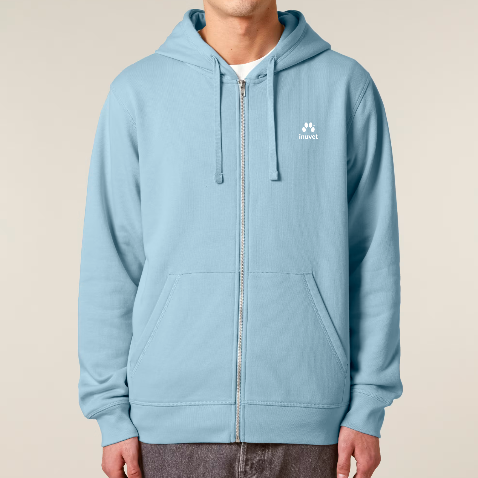 Organic Unisex Zip Hoodie - Durchfall -