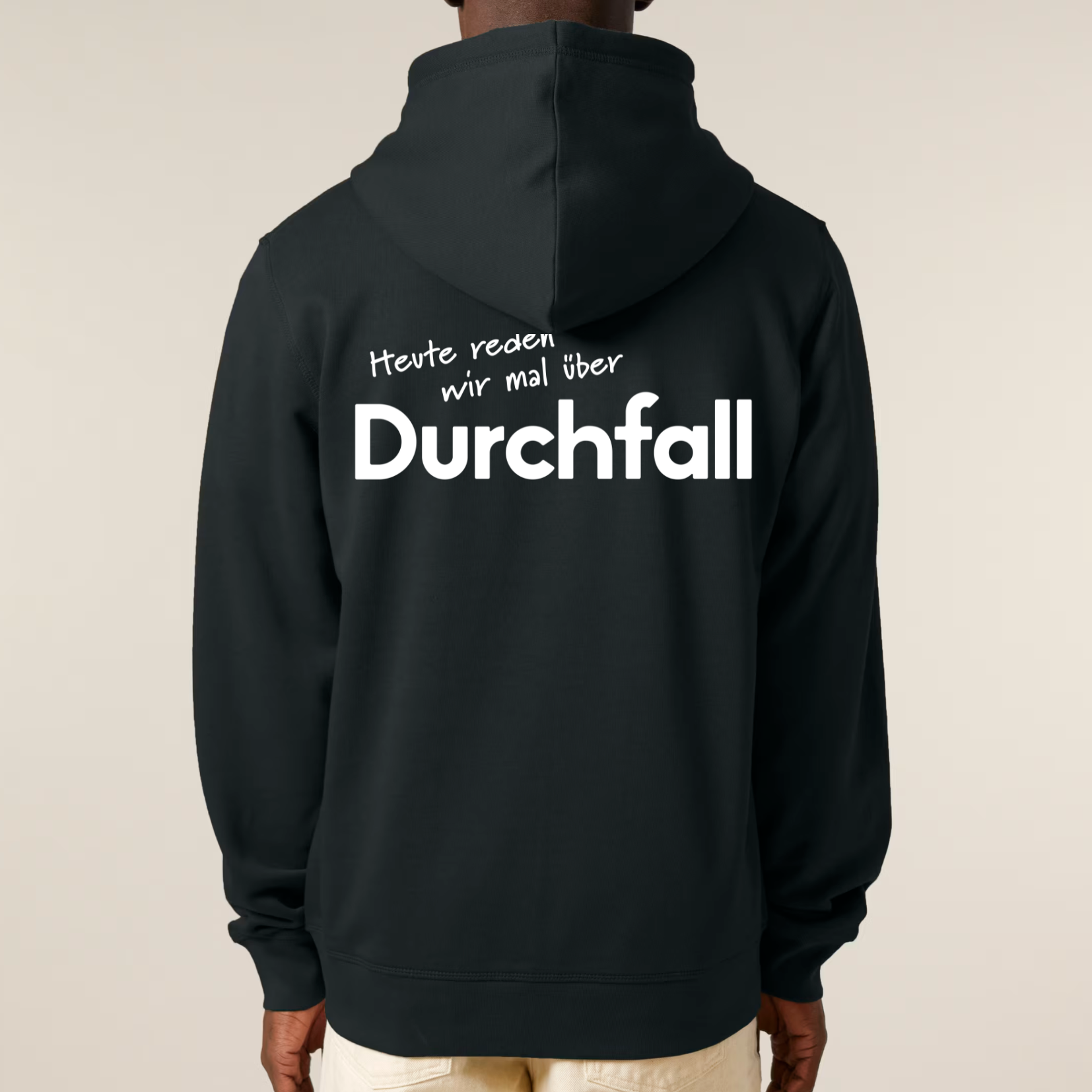 Organic Unisex Zip Hoodie - Durchfall -