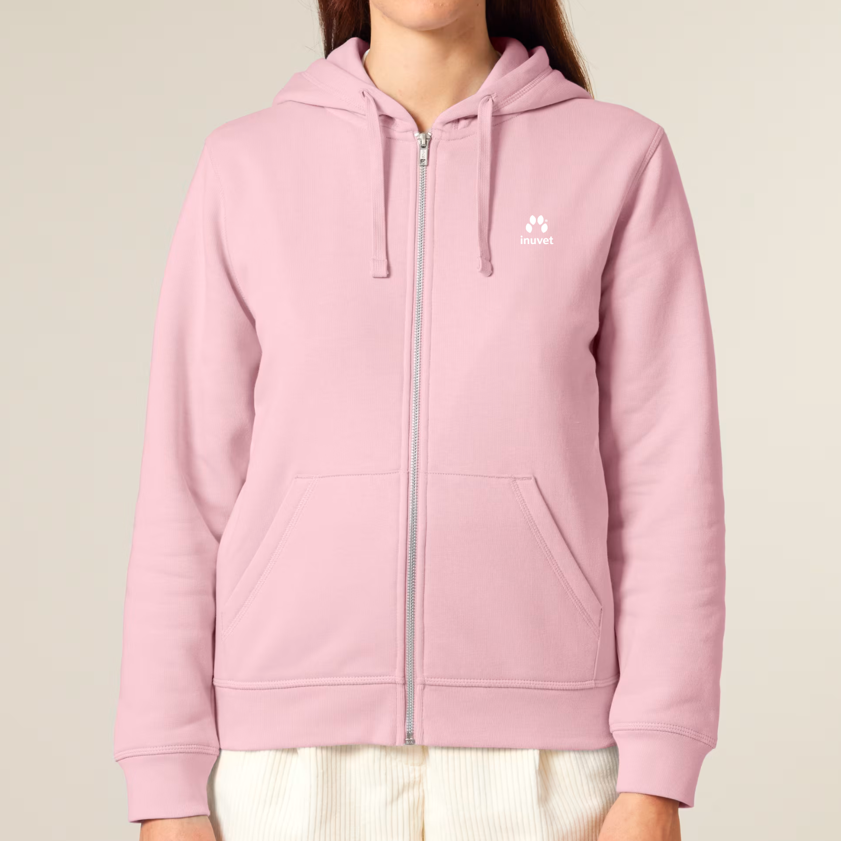 Organic Unisex Zip Hoodie - Durchfall -