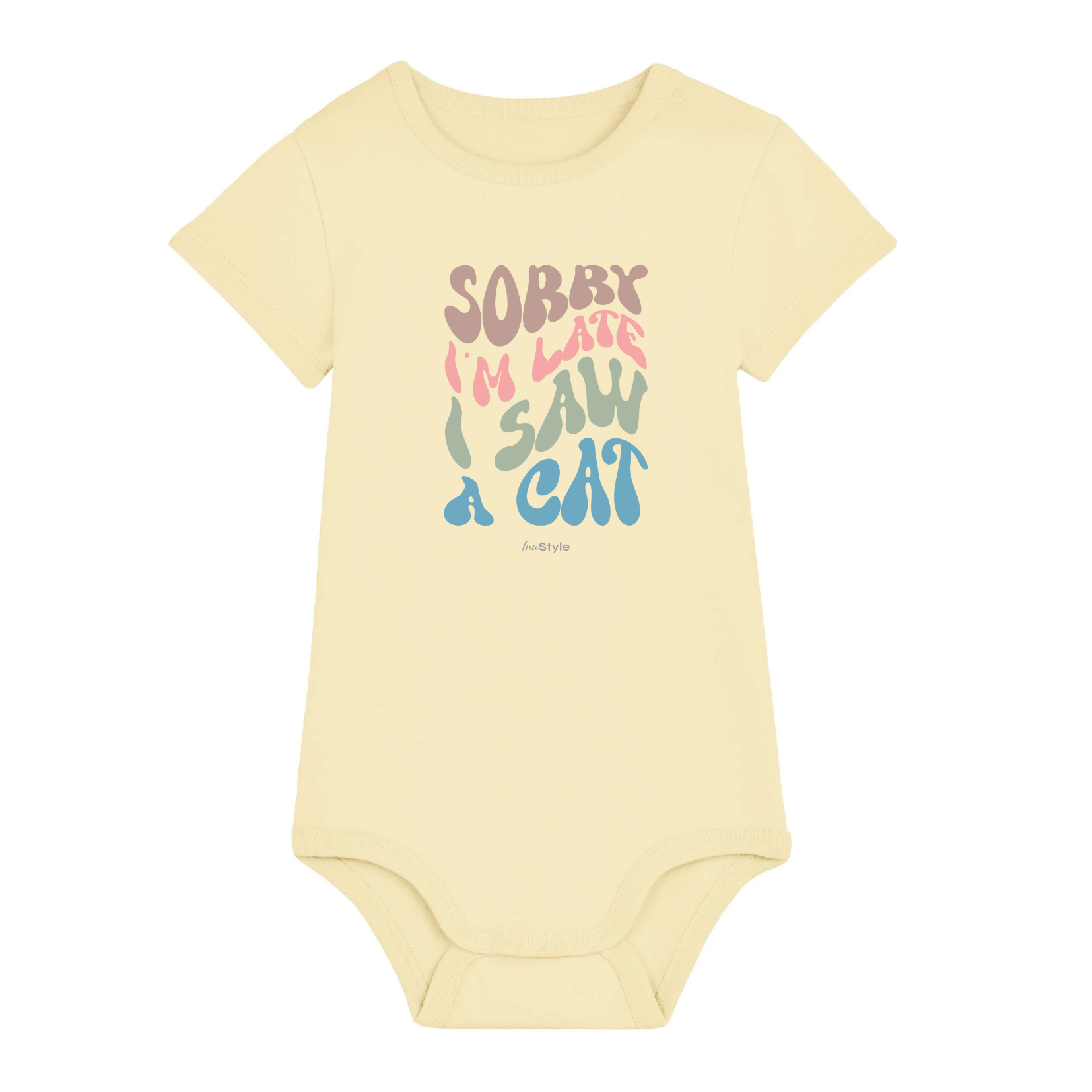 Organic Baby Body - Sorry I am late. I saw a CAT -