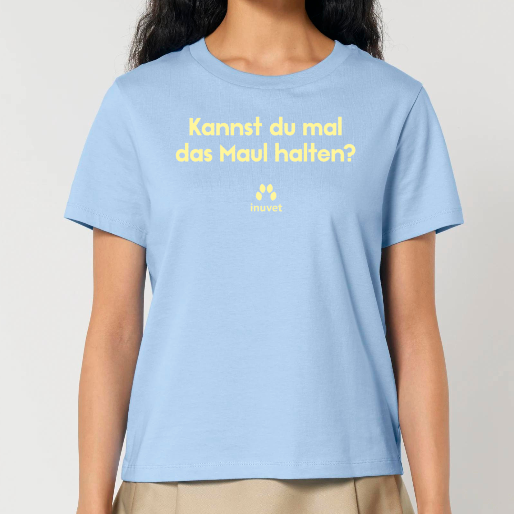 Organic Damen Shirt - Kannst du mal das Maul halten? - Inuvet -