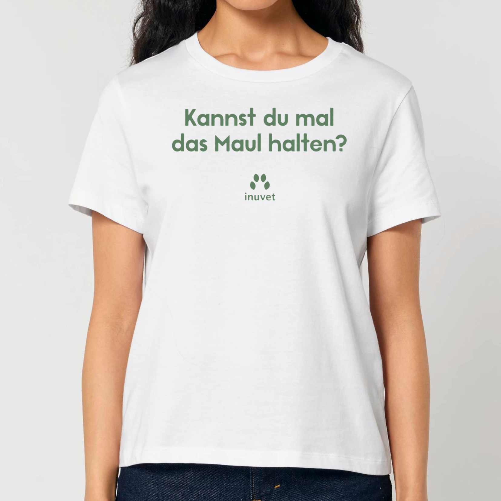 Organic Damen Shirt - Kannst du mal das Maul halten? - Inuvet -