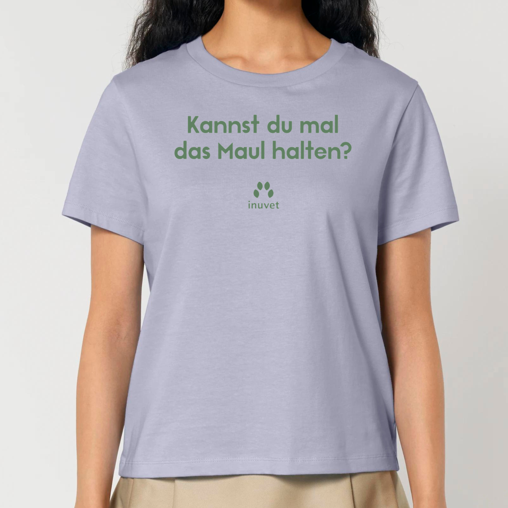 Organic Damen Shirt - Kannst du mal das Maul halten? - Inuvet -