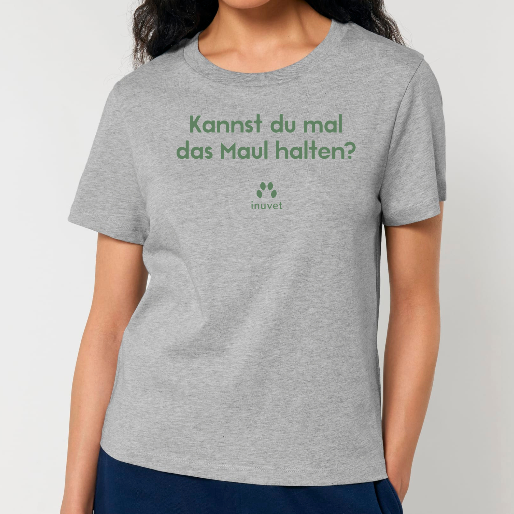 Organic Damen Shirt - Kannst du mal das Maul halten? - Inuvet -