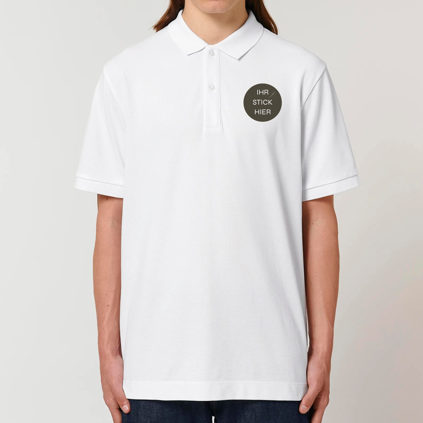 Personalisierte Stickerei - auf Unisex Poloshirt -