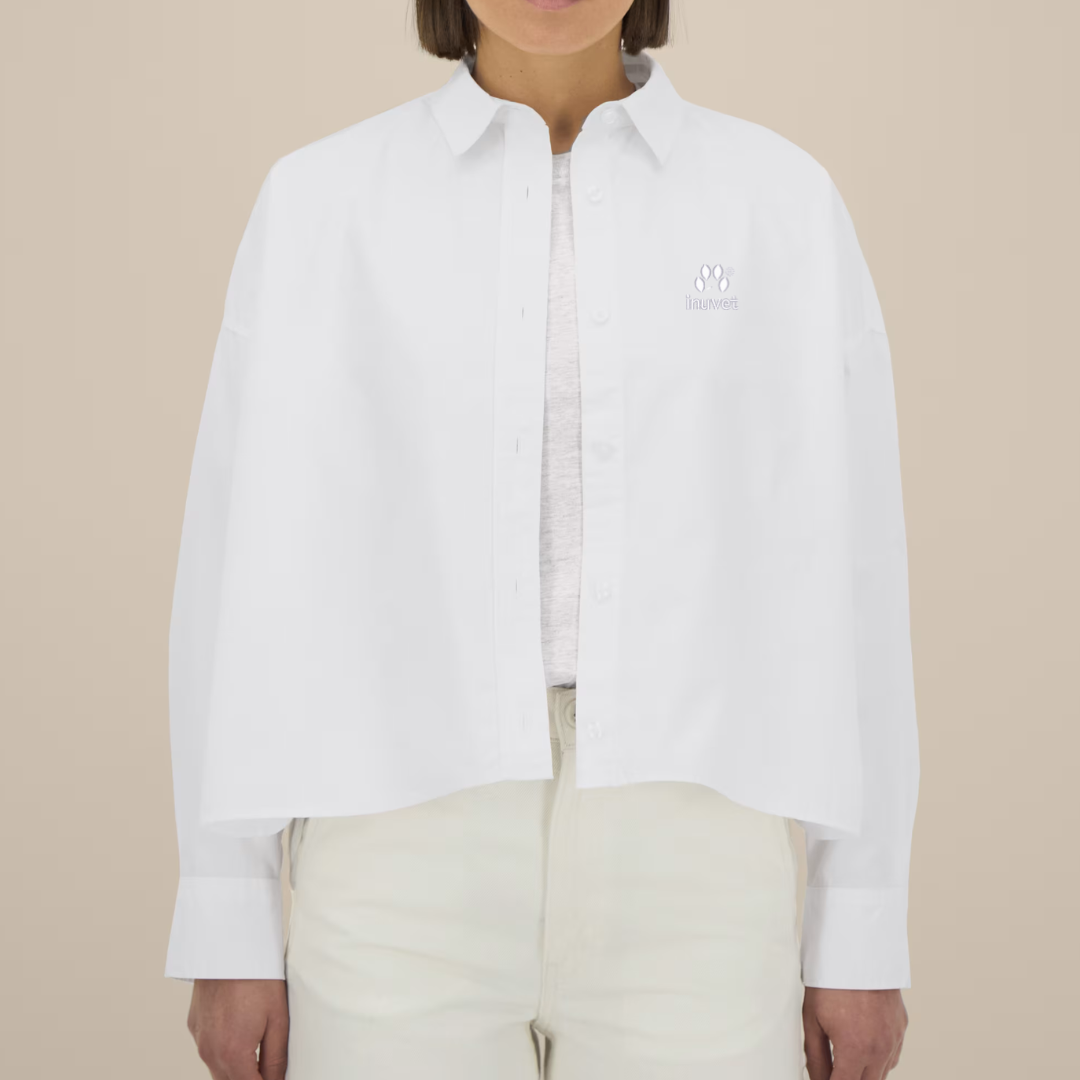 Organic Damen Cropped Boxy Hemd - Inuvet -