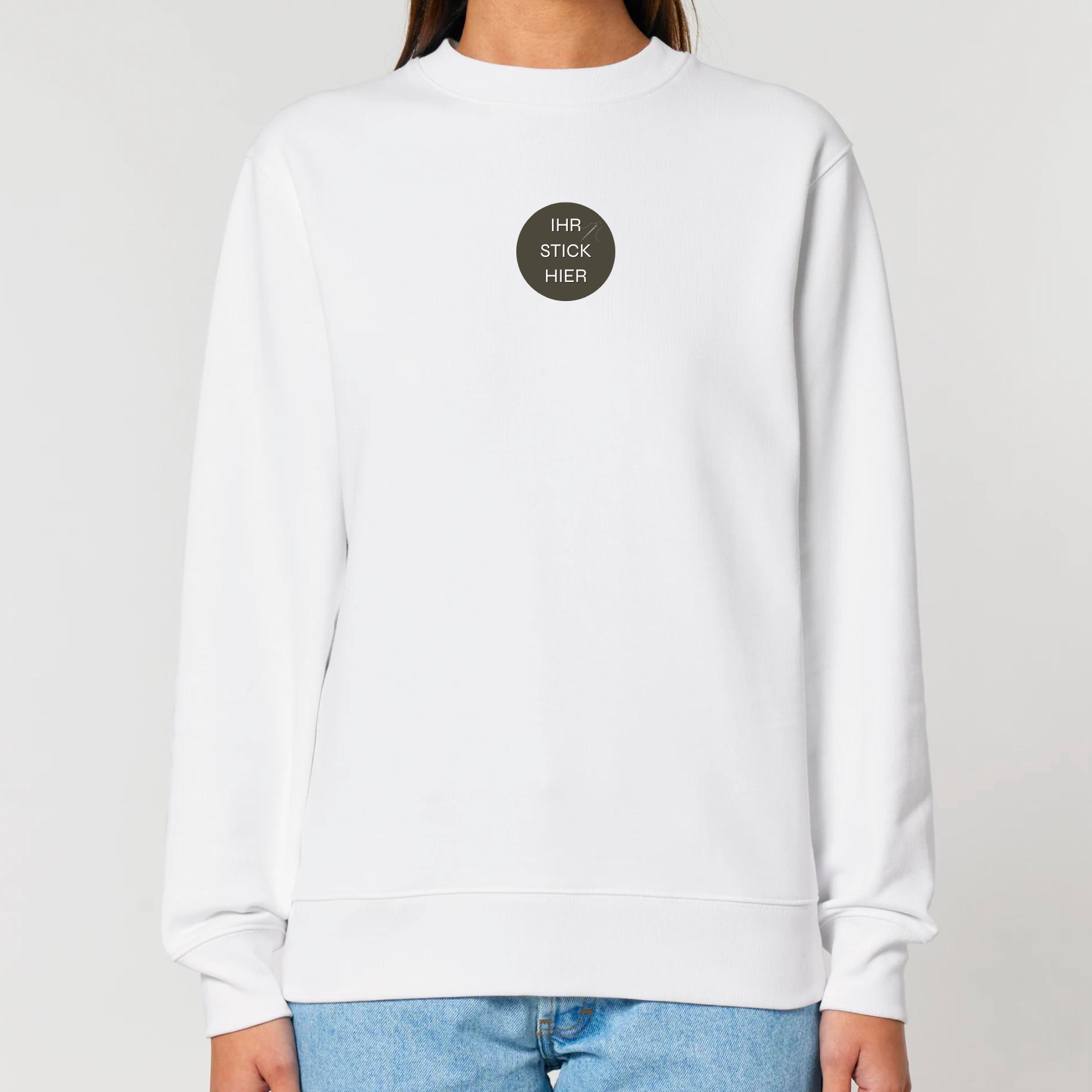 Personalisierte Stickerei - auf Unisex Sweatshirt -